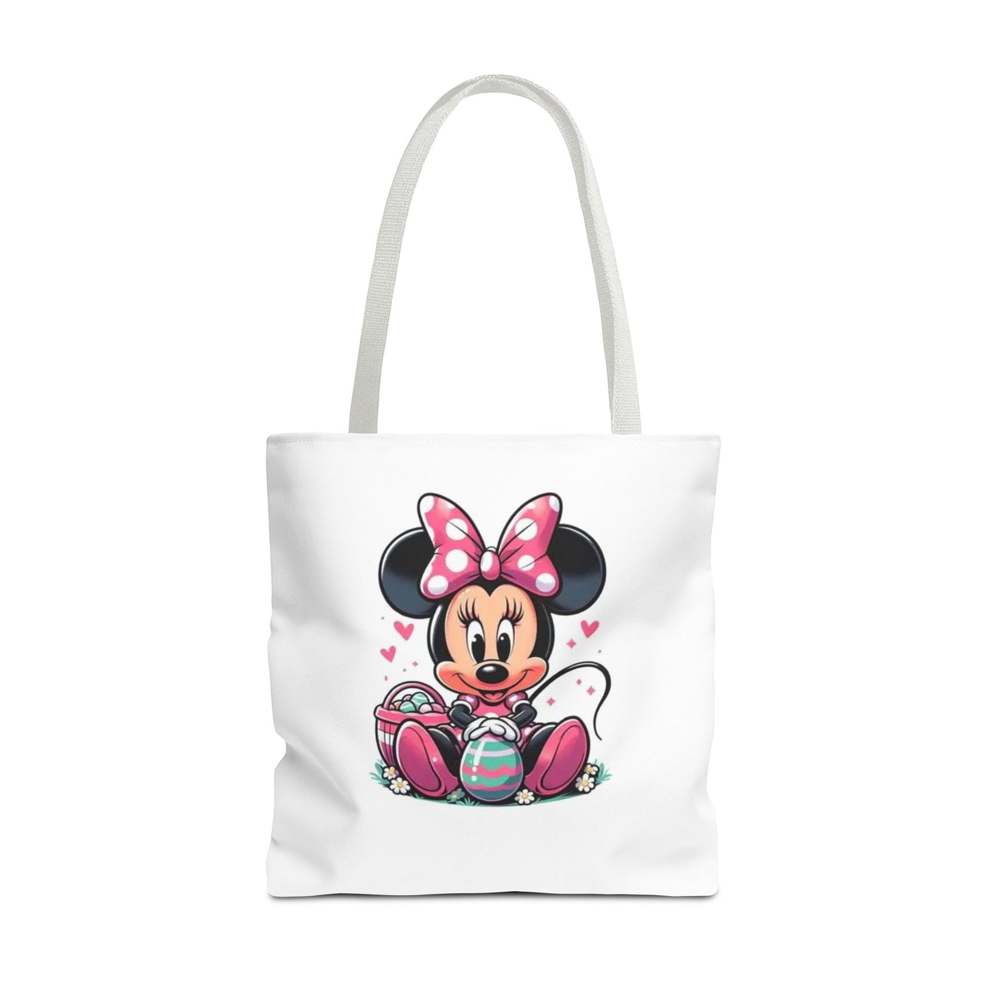 Minnie Mouse Easter Tote Bag — Cute Pink Bunny-Ears Character Tote