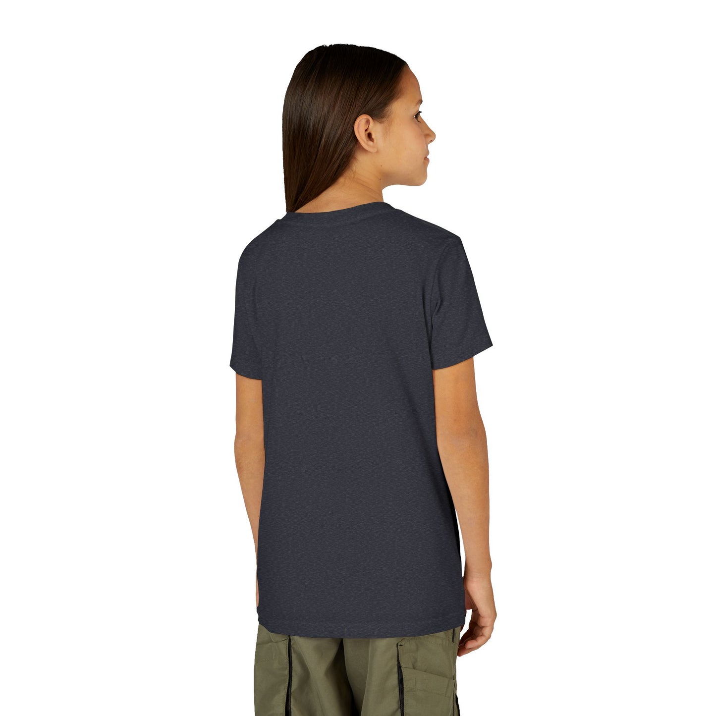 Youth Rainbow Tee — Cute Smiling Clouds & Rainbow Kids Shirt