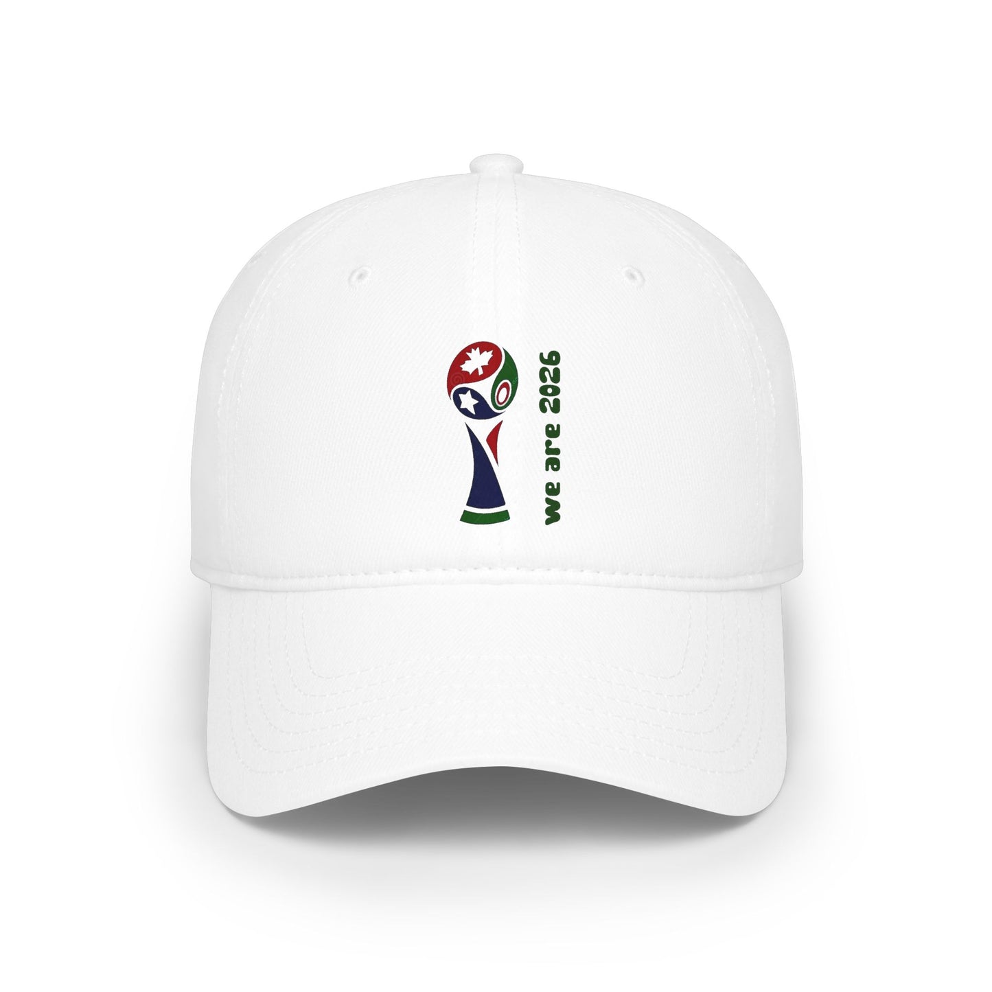 World Cup 2026 Trophy Cap — Soccer Fan Low Profile Baseball Hat