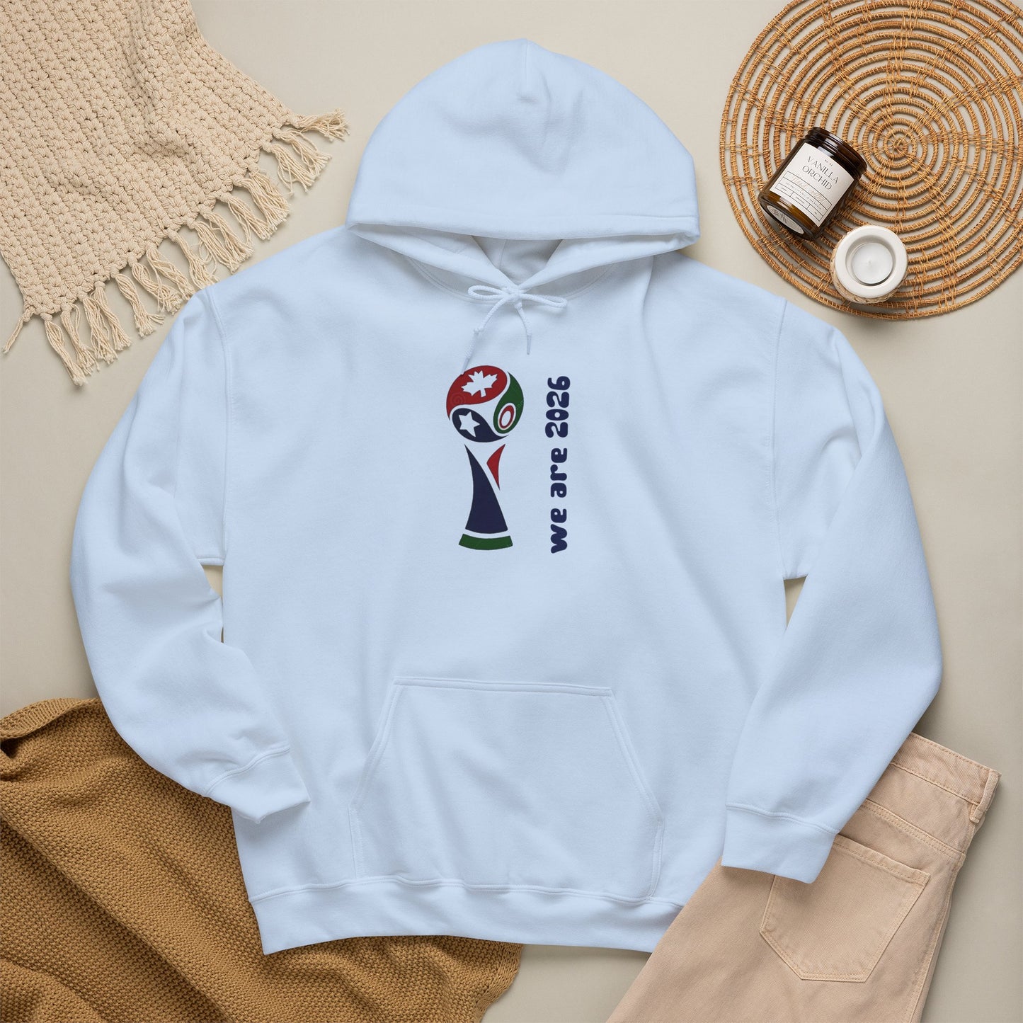 World Cup Trophy Hoodie – “we are 2026” Soccer Fan Sweatshirt