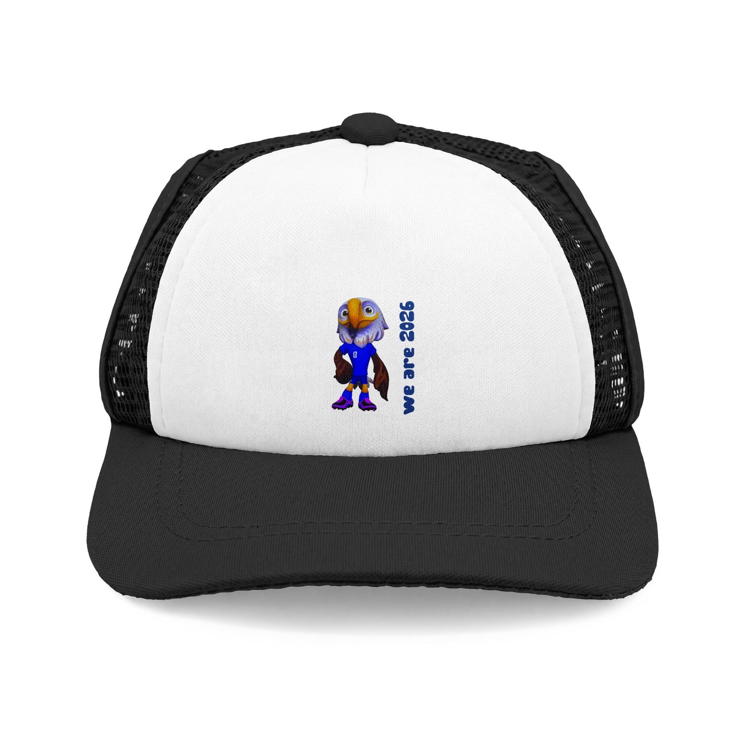 Dog Trucker Hat 2026 World Cup— Cute Cartoon Pup Foam Front Mesh Cap
