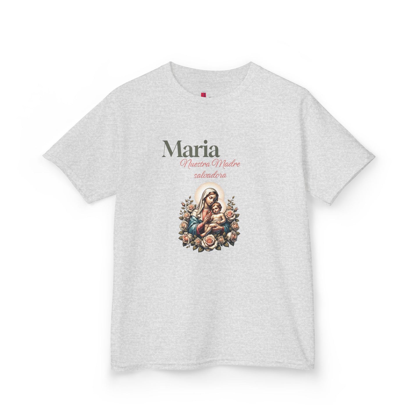 Kids Maria Virgen Faith T-Shirt — Religious Catholic Children's Tee