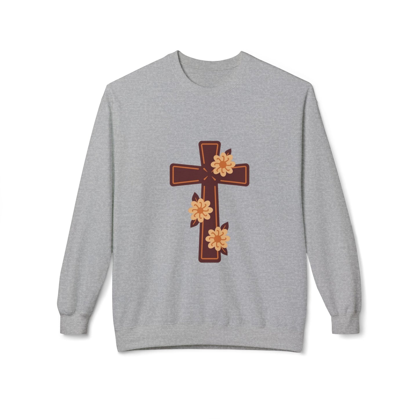 Floral Cross Sweatshirt