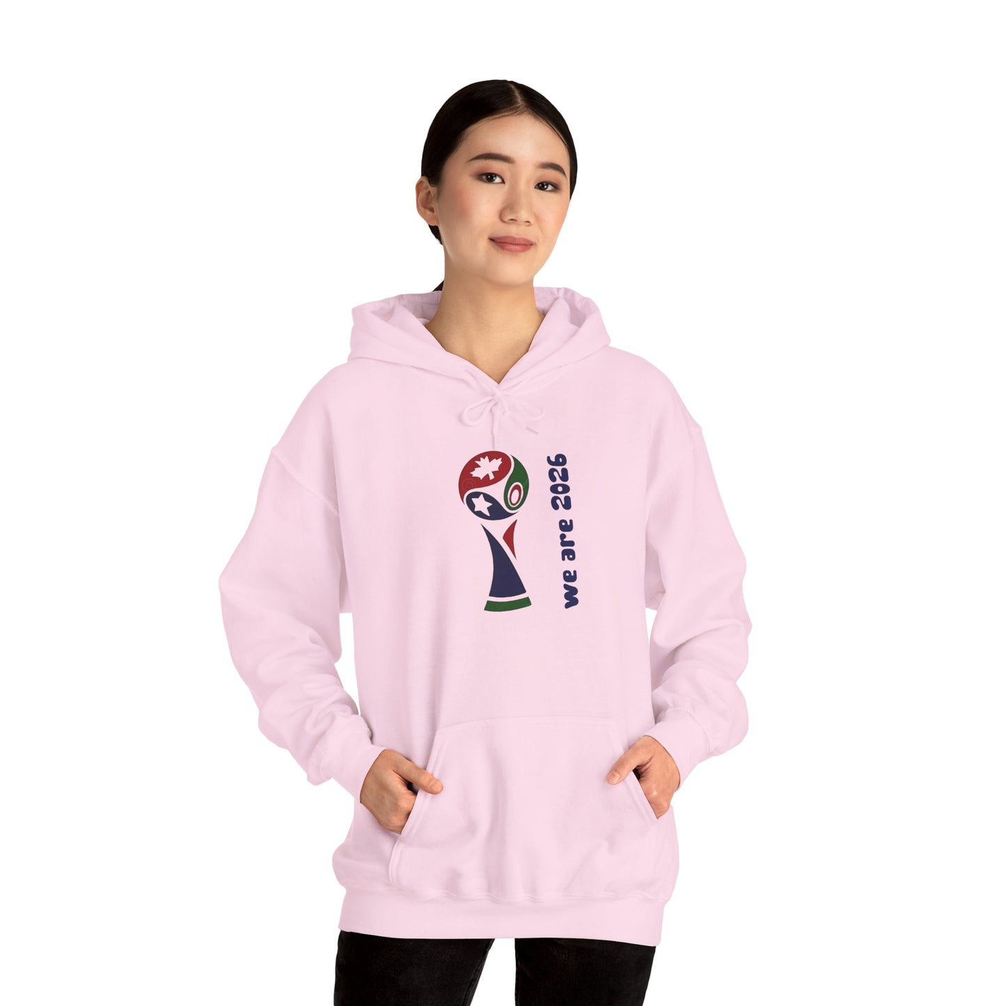 World Cup Trophy Hoodie – “we are 2026” Soccer Fan Sweatshirt