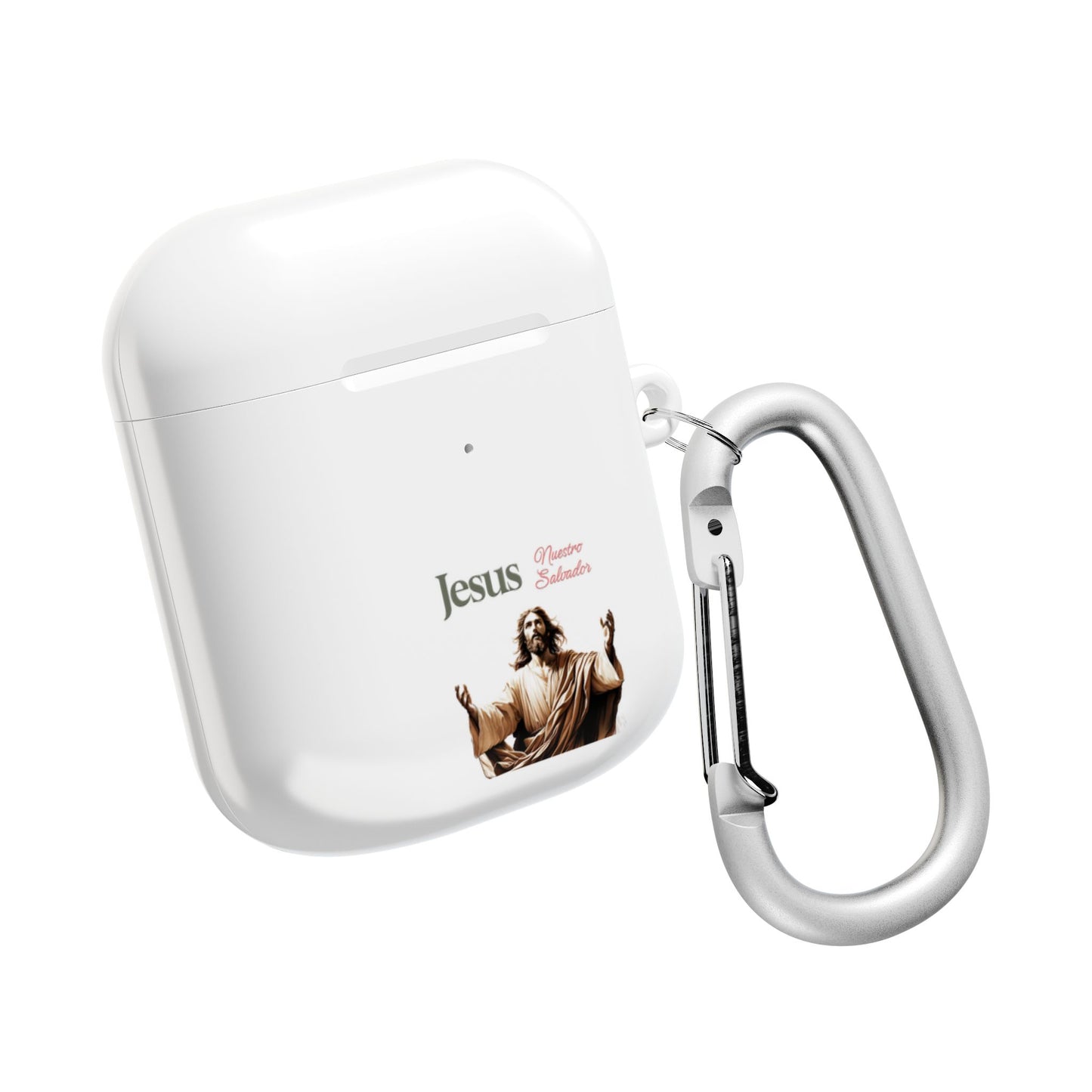 Faith Hope Love AirPod Case — Jesus Maria Christian Protective Cover