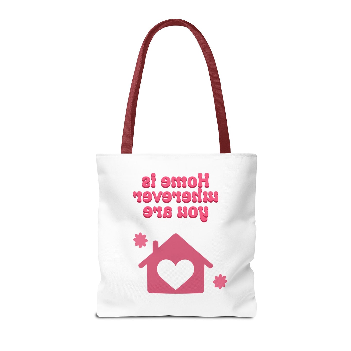 Valentine Love Tote Bag — Romantic Heart Print