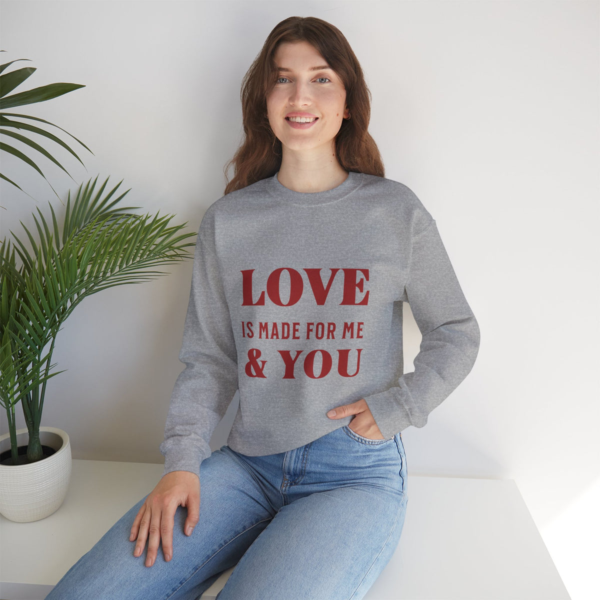 Valentine's Day Love Crewneck Sweatshirt