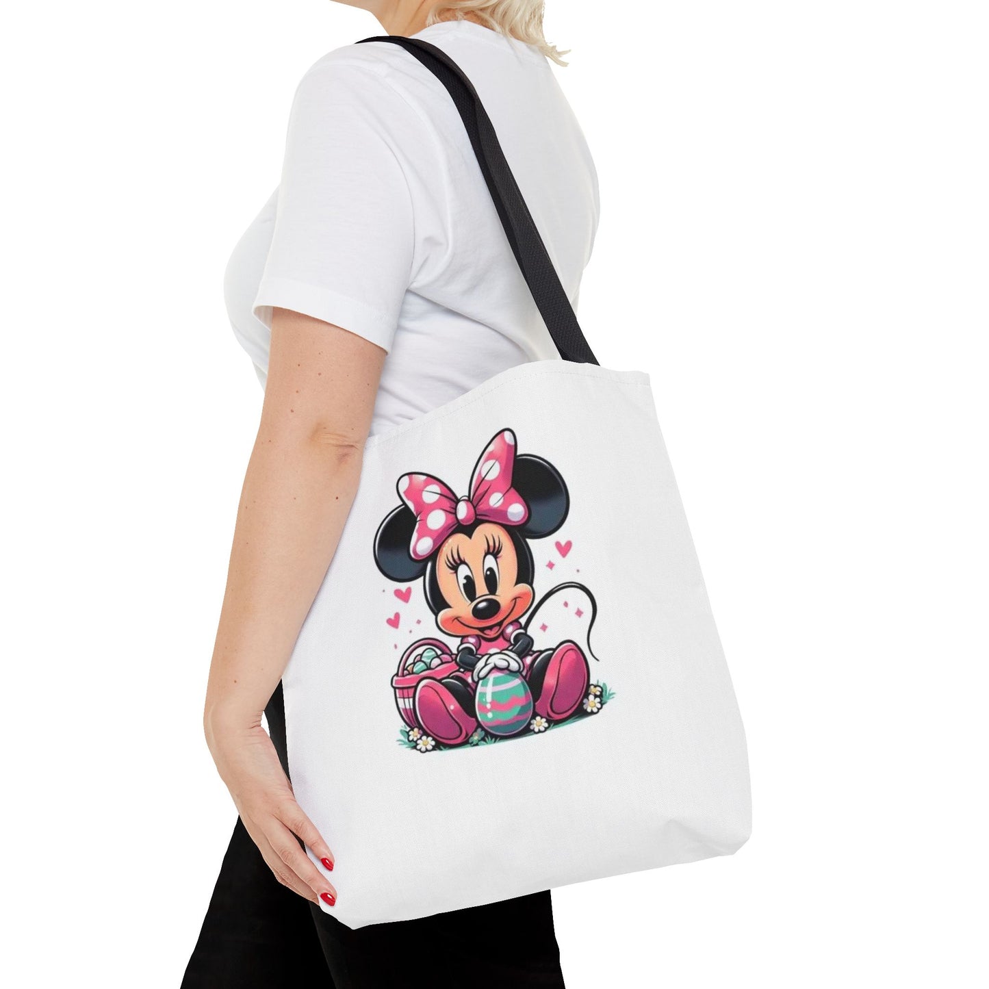 Minnie Mouse Easter Tote Bag — Cute Pink Bunny-Ears Character Tote