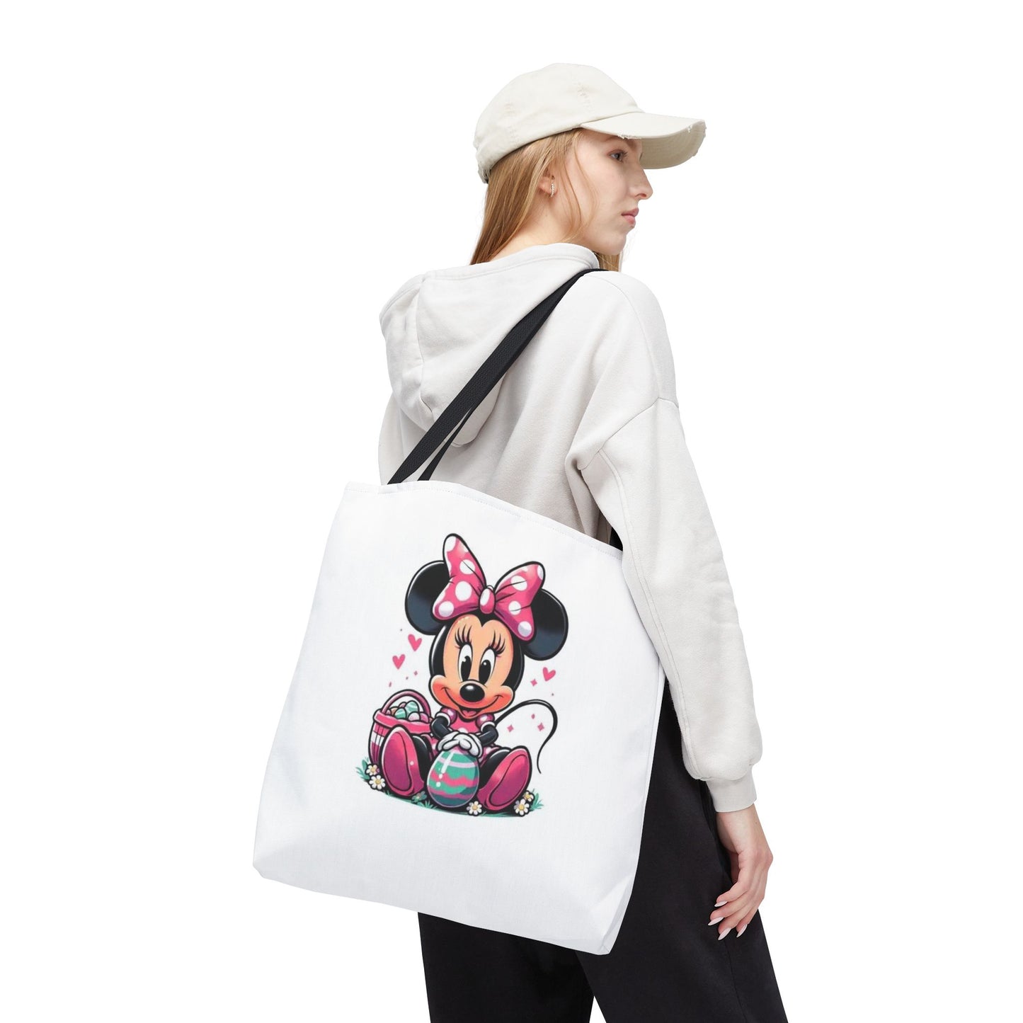 Minnie Mouse Easter Tote Bag — Cute Pink Bunny-Ears Character Tote