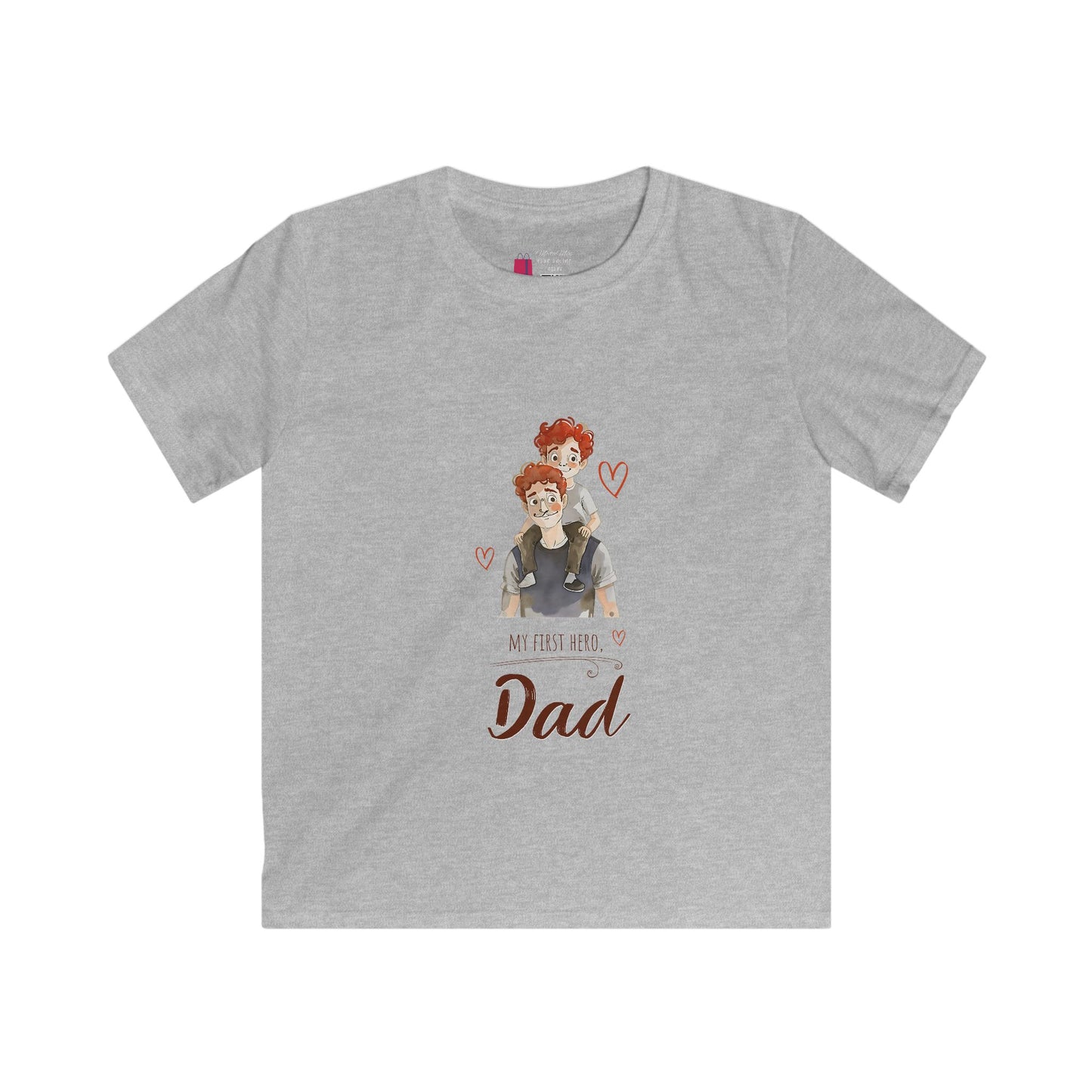 Kids "My First Hero is Dad" T-Shirt - Cute Father’s Day Kids Tee