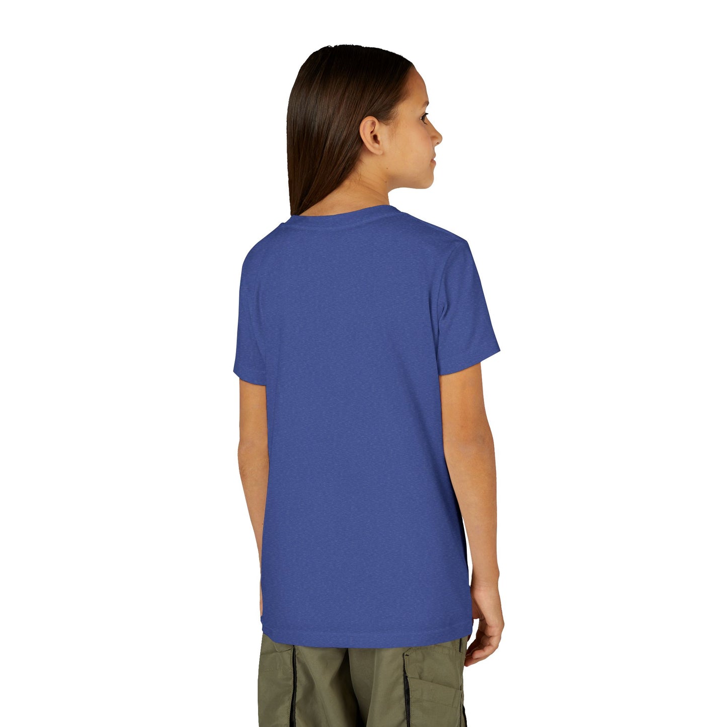 Youth Rainbow Tee — Cute Smiling Clouds & Rainbow Kids Shirt