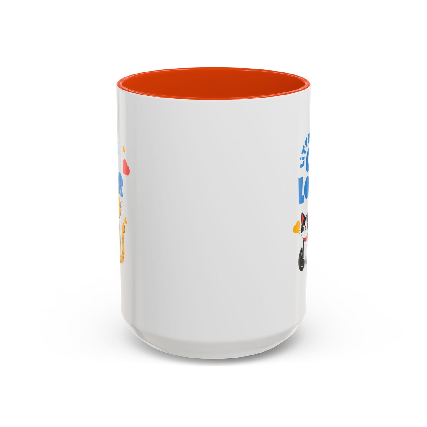 Cat Lover Mug — Colorful 11oz/15oz Ceramic Coffee Cup (Little Cat Lover Design)