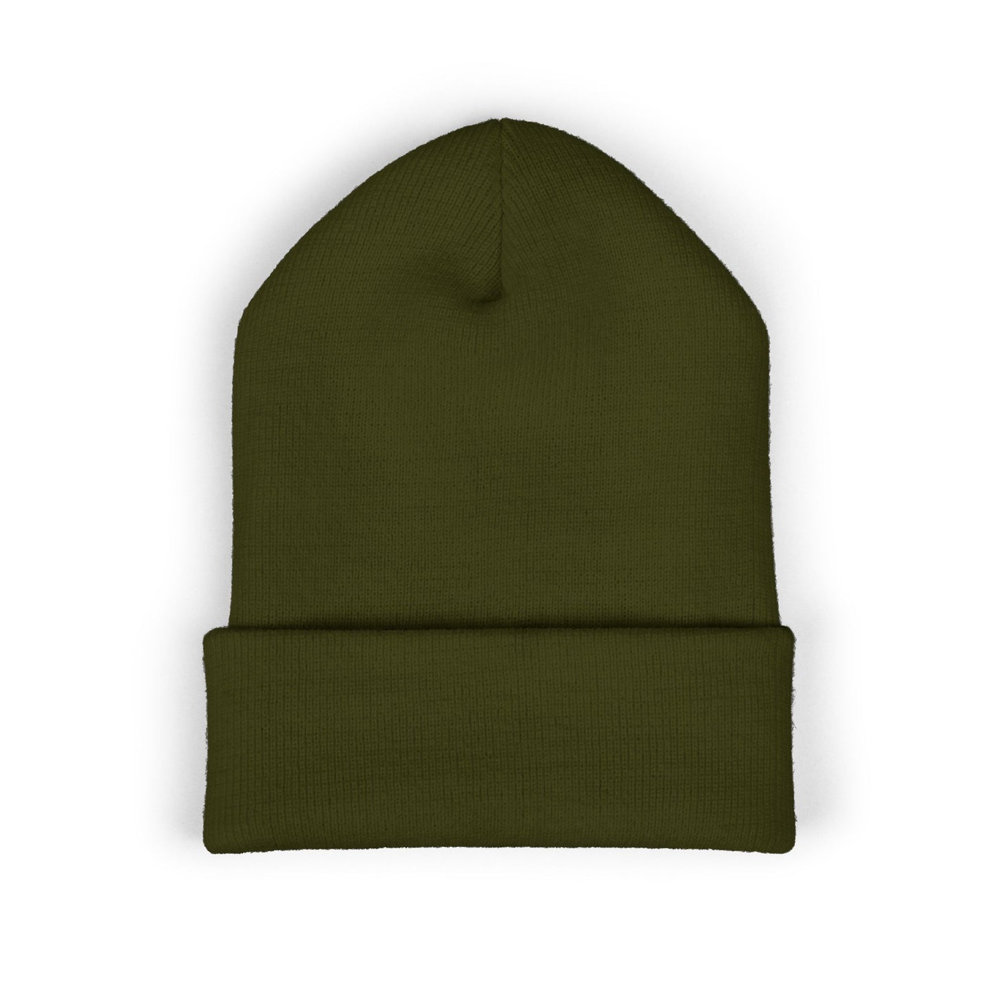 Embroidered 2026 World Cup Trophy Beanie — Soccer Fan Cuffed Knit Hat