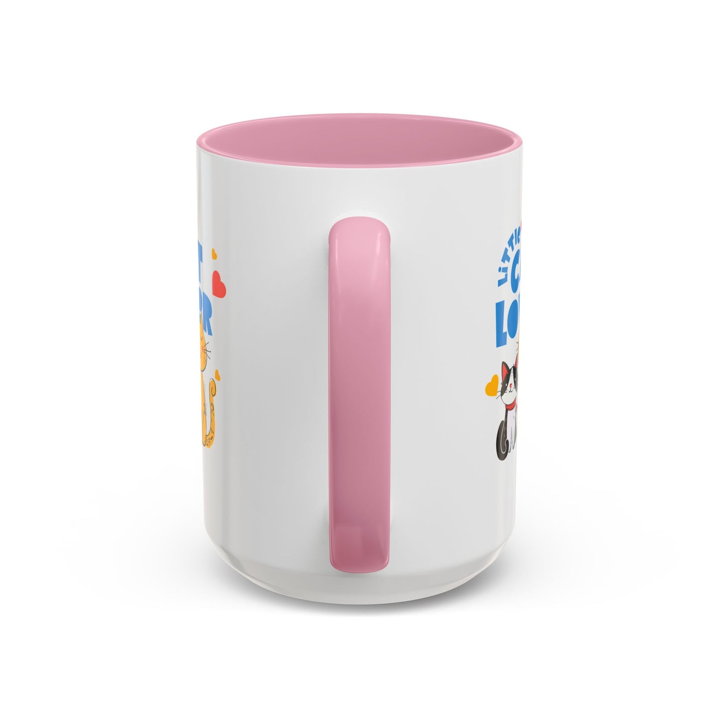 Cat Lover Mug — Colorful 11oz/15oz Ceramic Coffee Cup (Little Cat Lover Design)