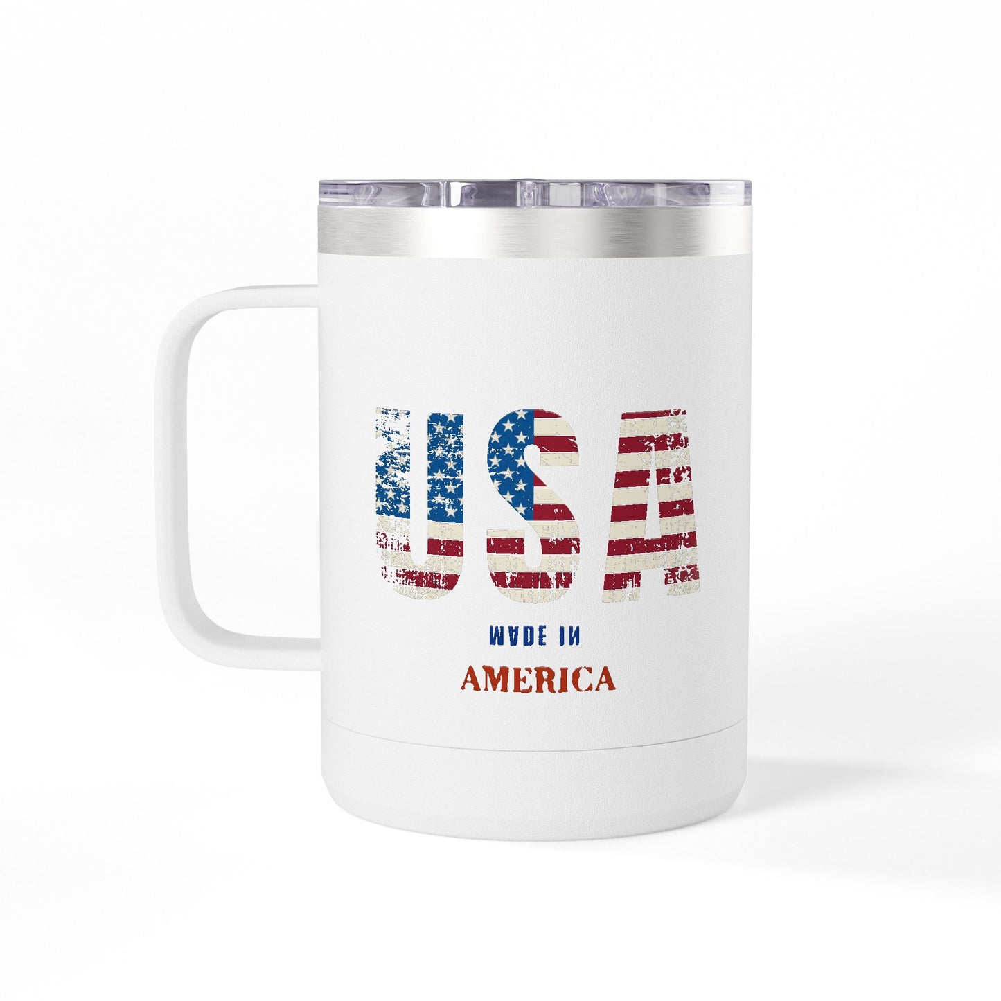 Coffee Mug Tumbler - 4th of July Celebration 15oz