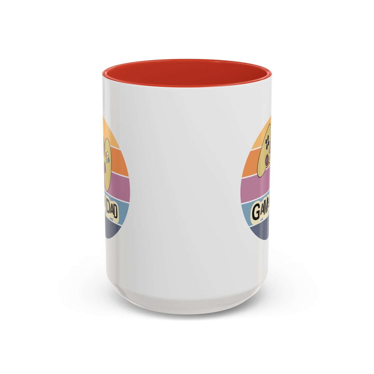 Gamer Dad Coffee Mug — Retro Controller Accent Mug (11/15 oz)