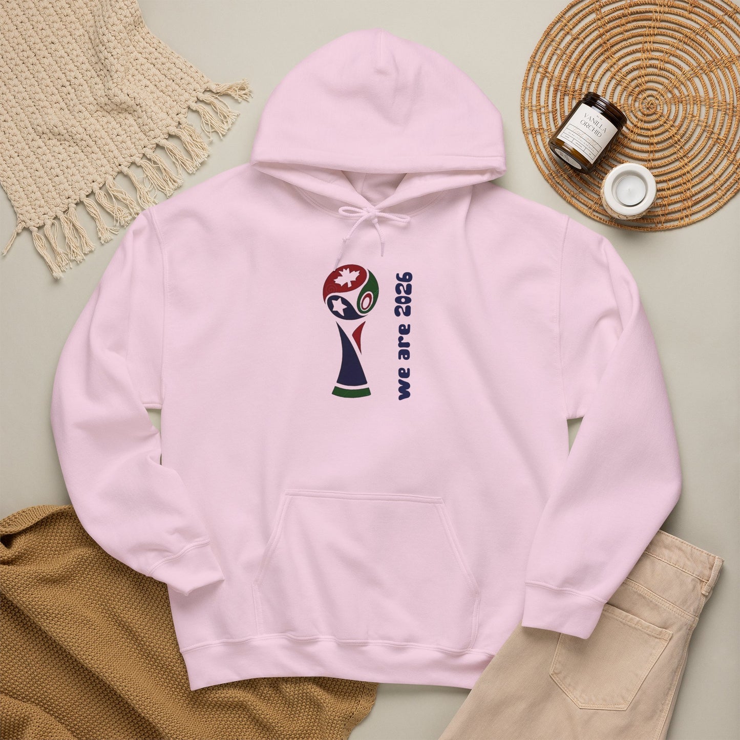 World Cup Trophy Hoodie – “we are 2026” Soccer Fan Sweatshirt