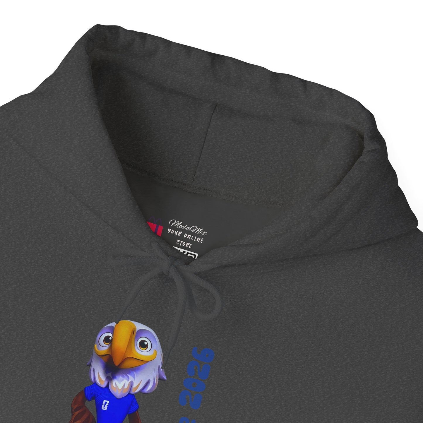 World Cup 2026 USA Eagle Mascot Hoodie — 'We Are 2026' Graphic Pullover