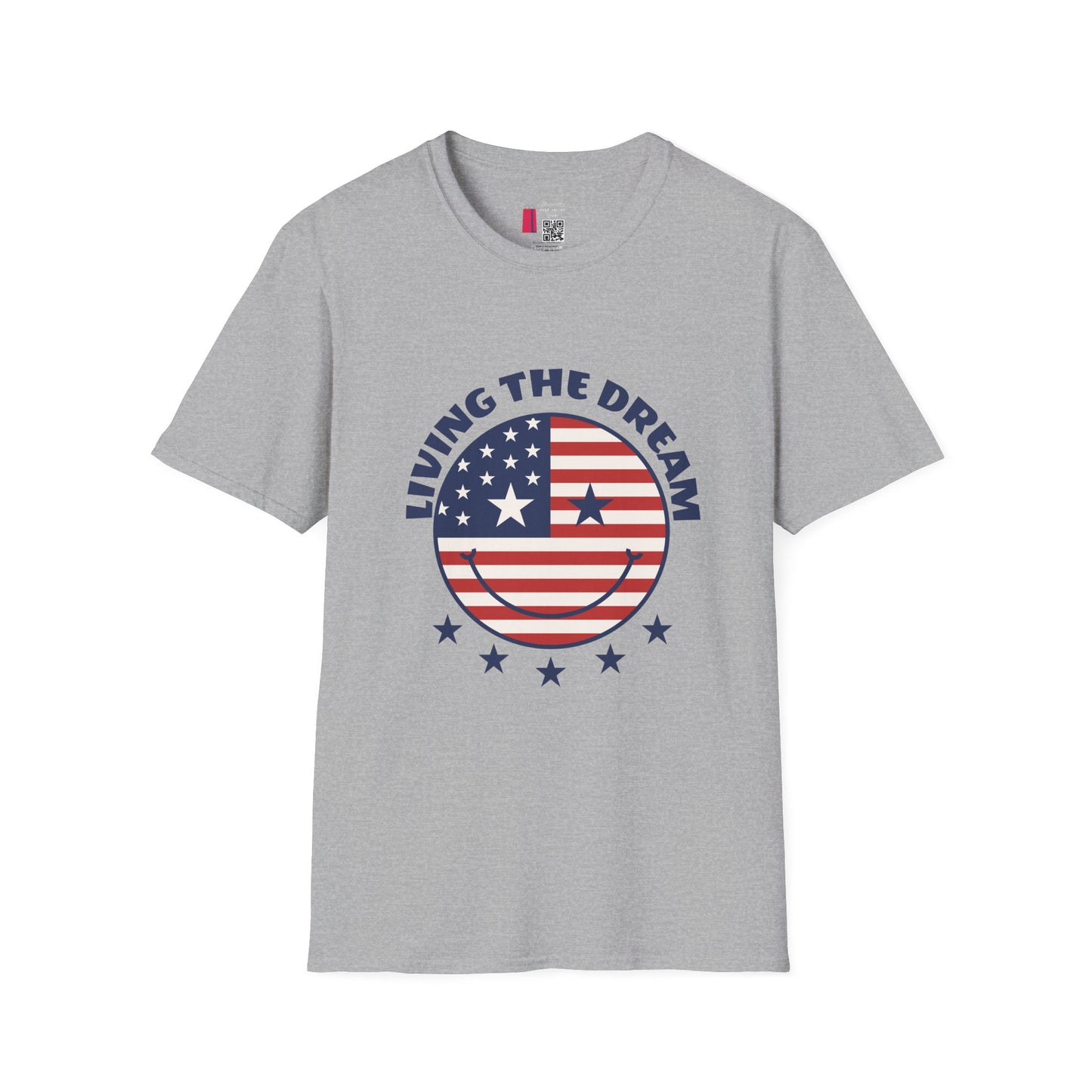 Living the Dream American Flag T-Shirt