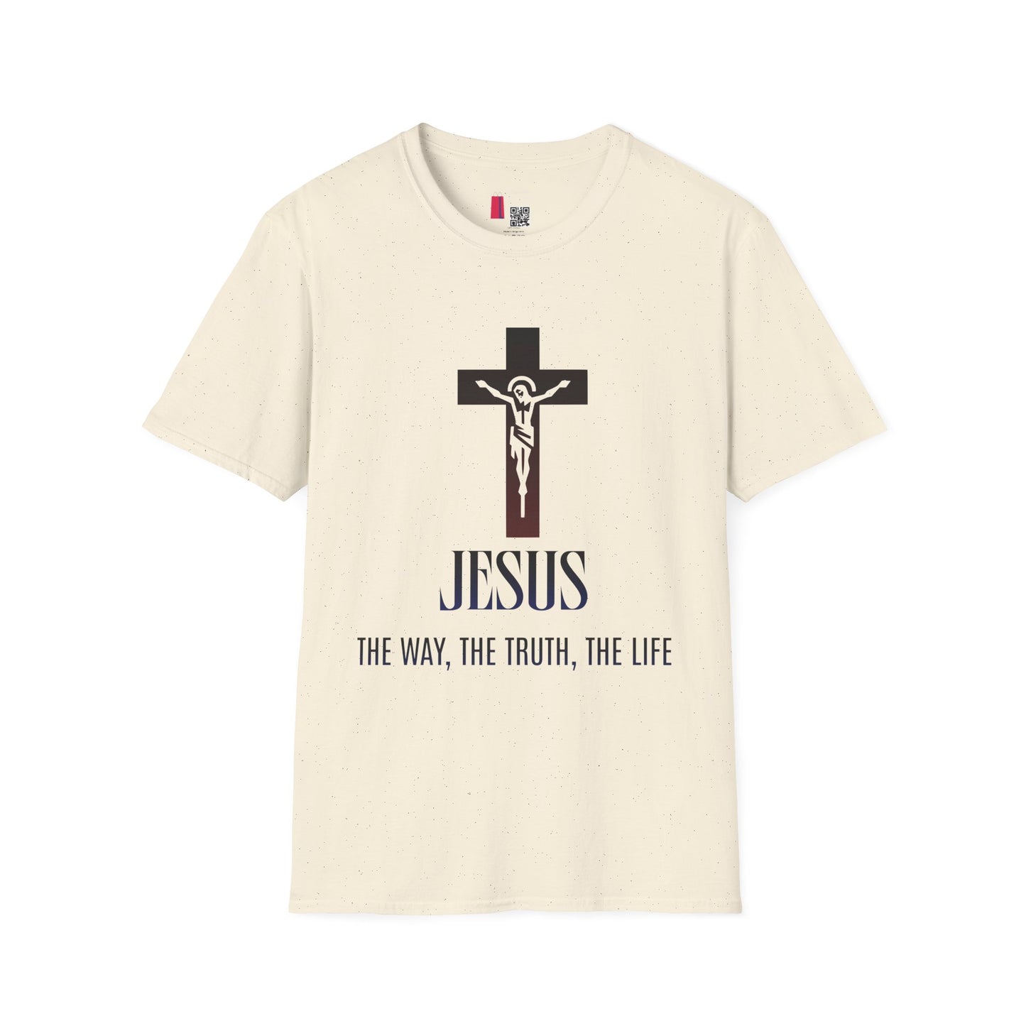 Jesus Cross T-Shirt — "The Way, The Truth, The Life" Christian Tee