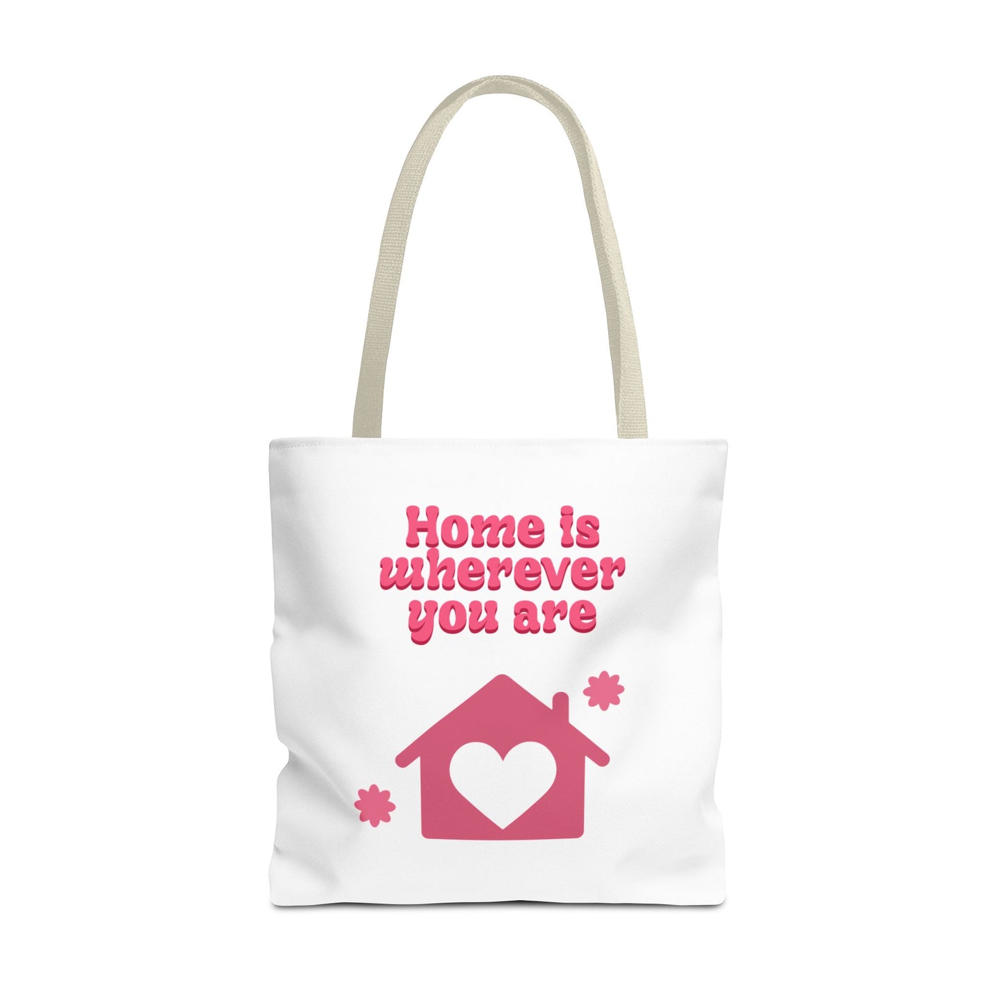 Valentine Love Tote Bag — Romantic Heart Print