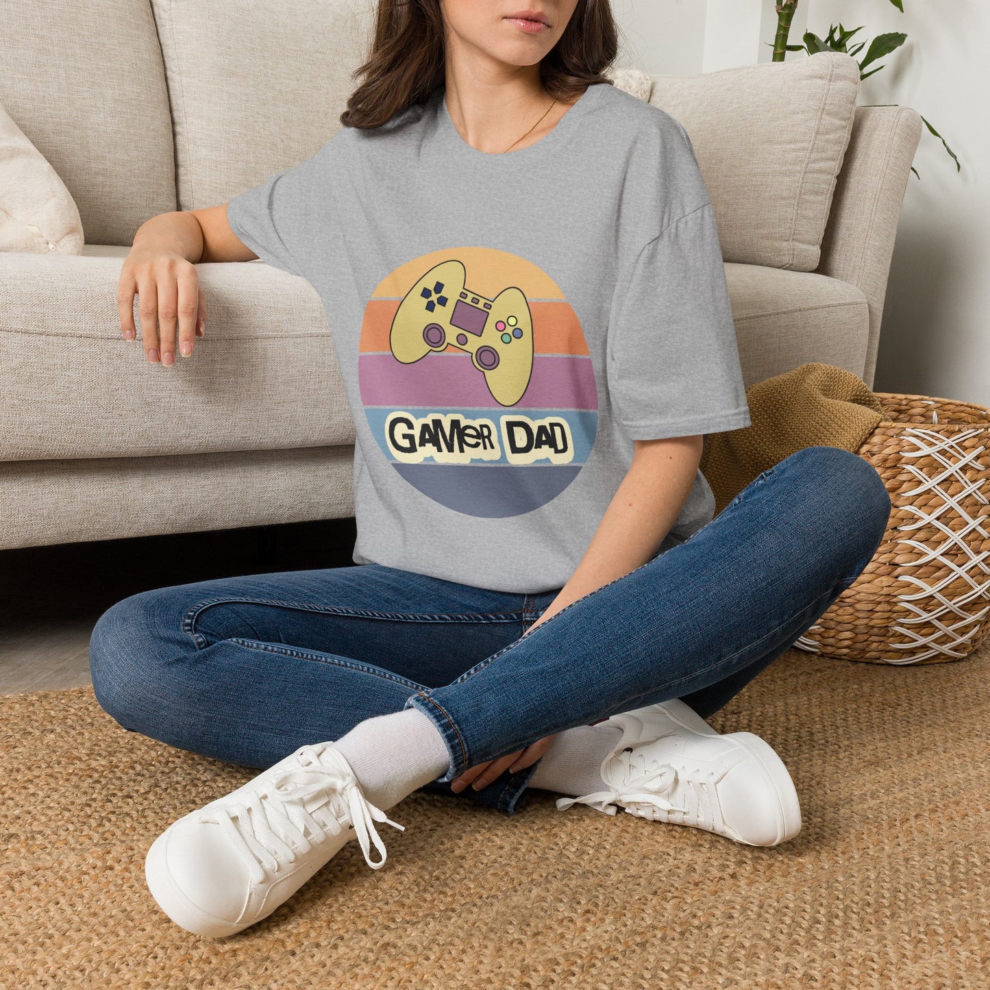 Gamer Dad T-Shirt — Retro Controller Father’s Day Tee
