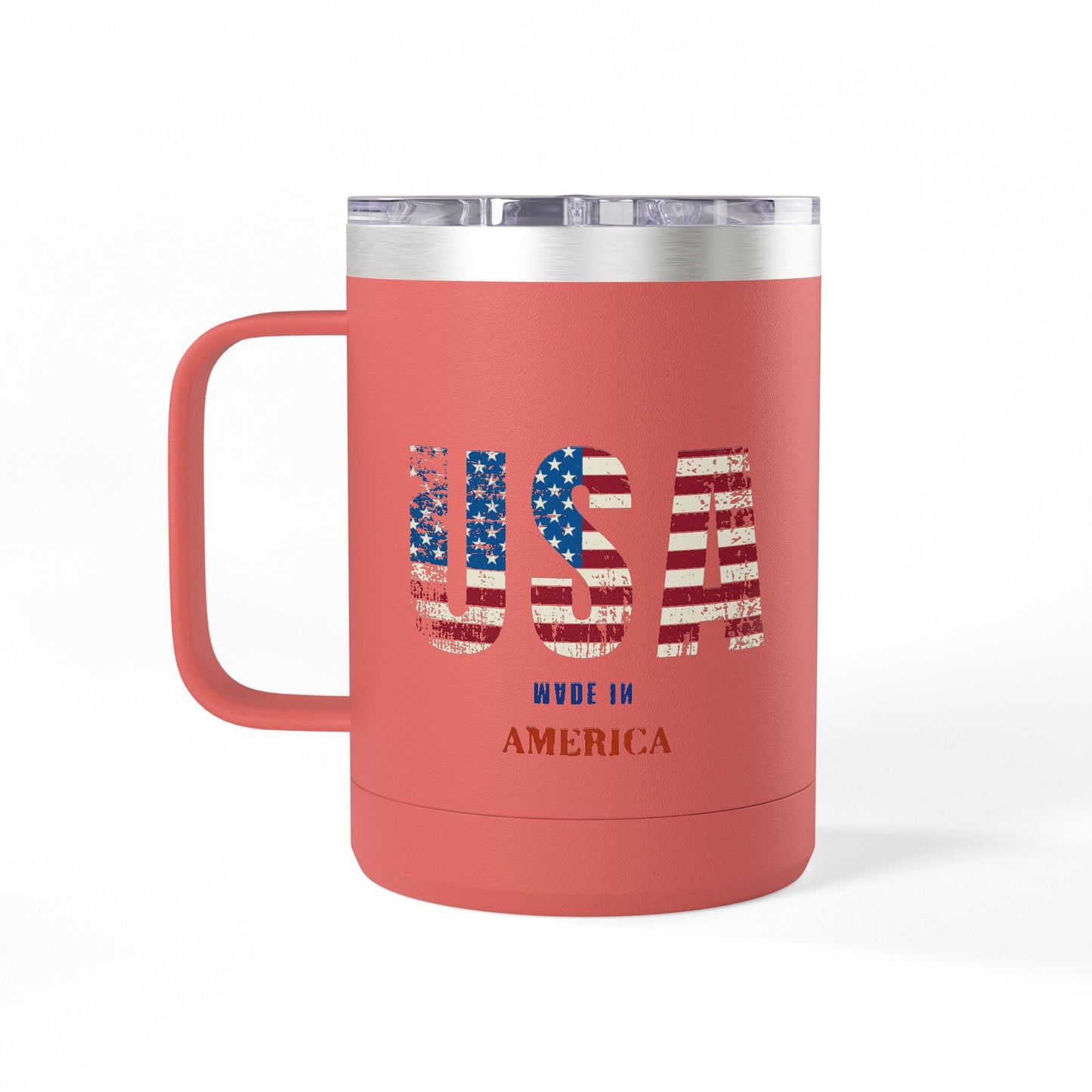 Coffee Mug Tumbler - 4th of July Celebration 15oz