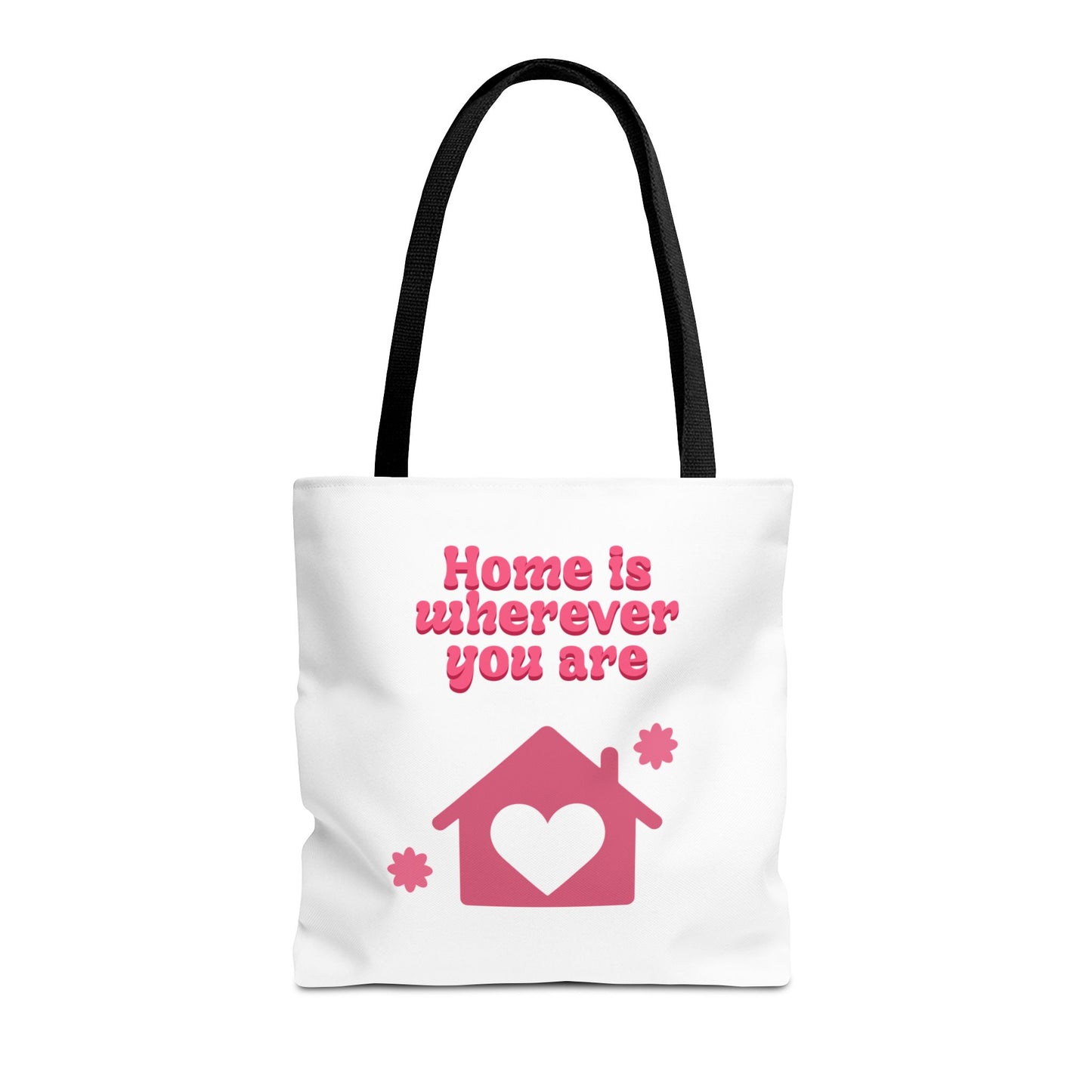 Valentine Love Tote Bag — Romantic Heart Print