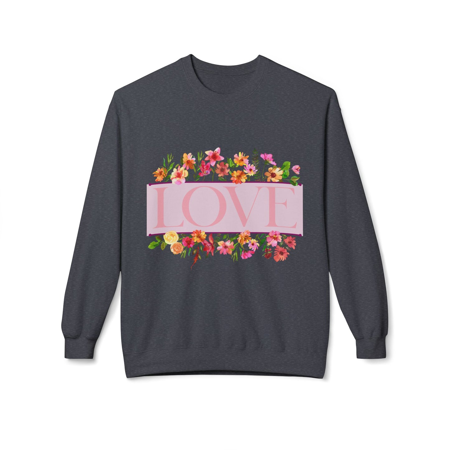 Love Floral Crewneck Sweatshirt