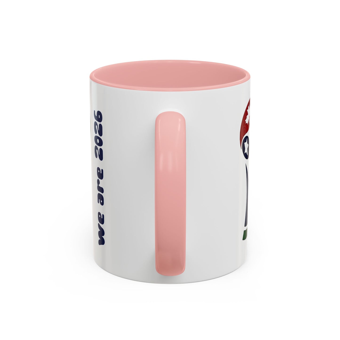 World Cup 2026 Accent Coffee Mug — 'We Are 2026' Soccer Fan Gift