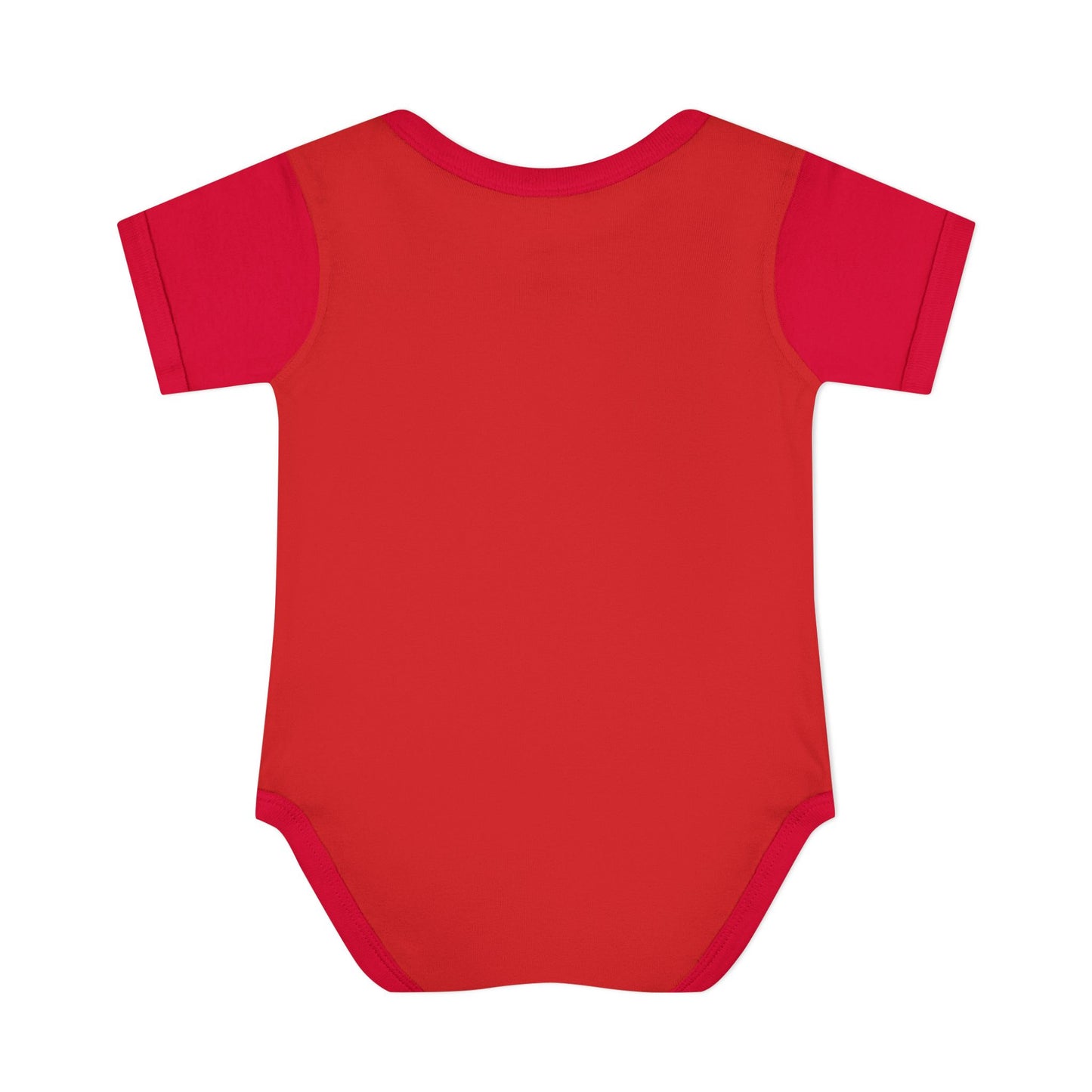 Baby Bodysuit — Cute Rainbow with Smiling Clouds Infant Onesie