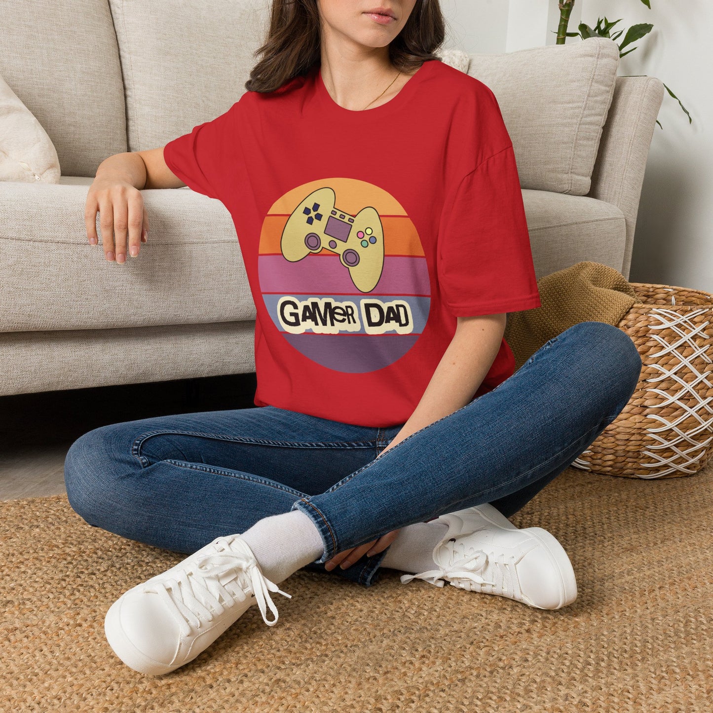 Gamer Dad T-Shirt — Retro Controller Father’s Day Tee
