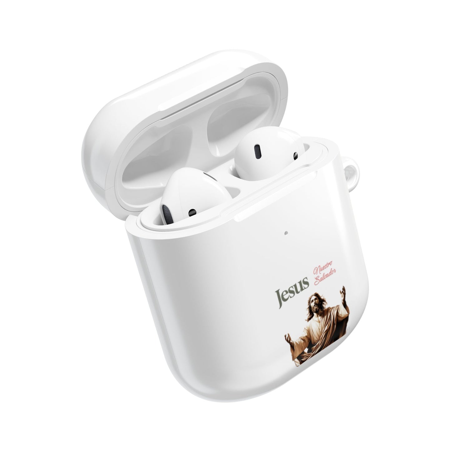 Faith Hope Love AirPod Case — Jesus Maria Christian Protective Cover