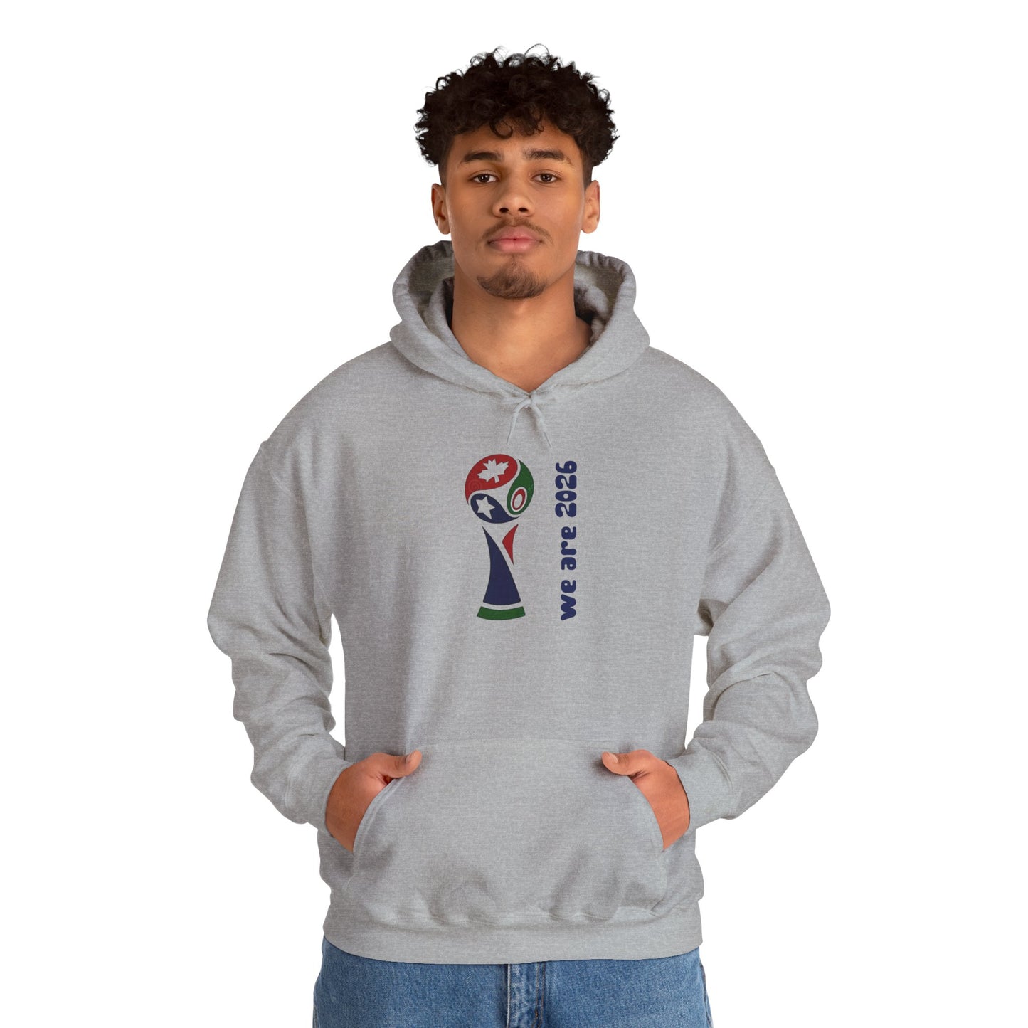 World Cup Trophy Hoodie – “we are 2026” Soccer Fan Sweatshirt