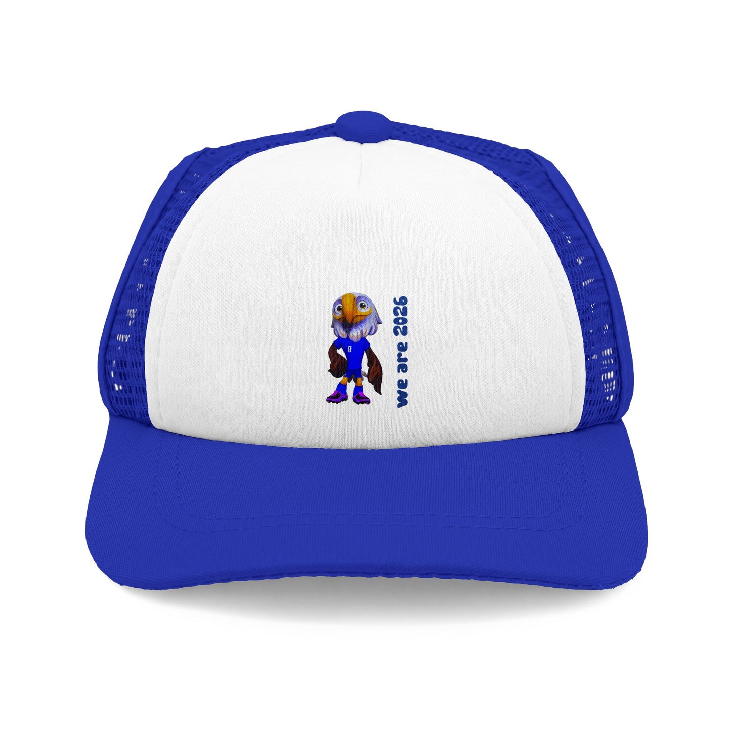 Dog Trucker Hat 2026 World Cup— Cute Cartoon Pup Foam Front Mesh Cap