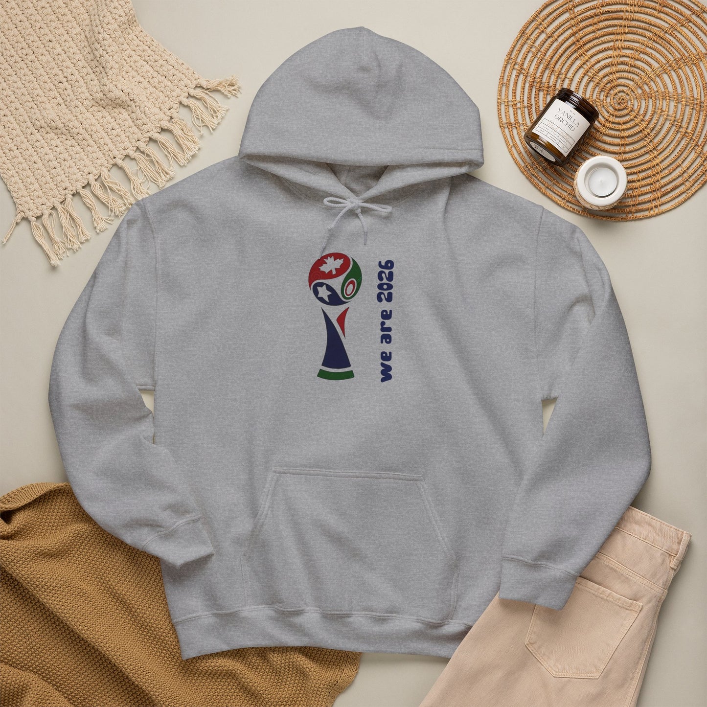 World Cup Trophy Hoodie – “we are 2026” Soccer Fan Sweatshirt
