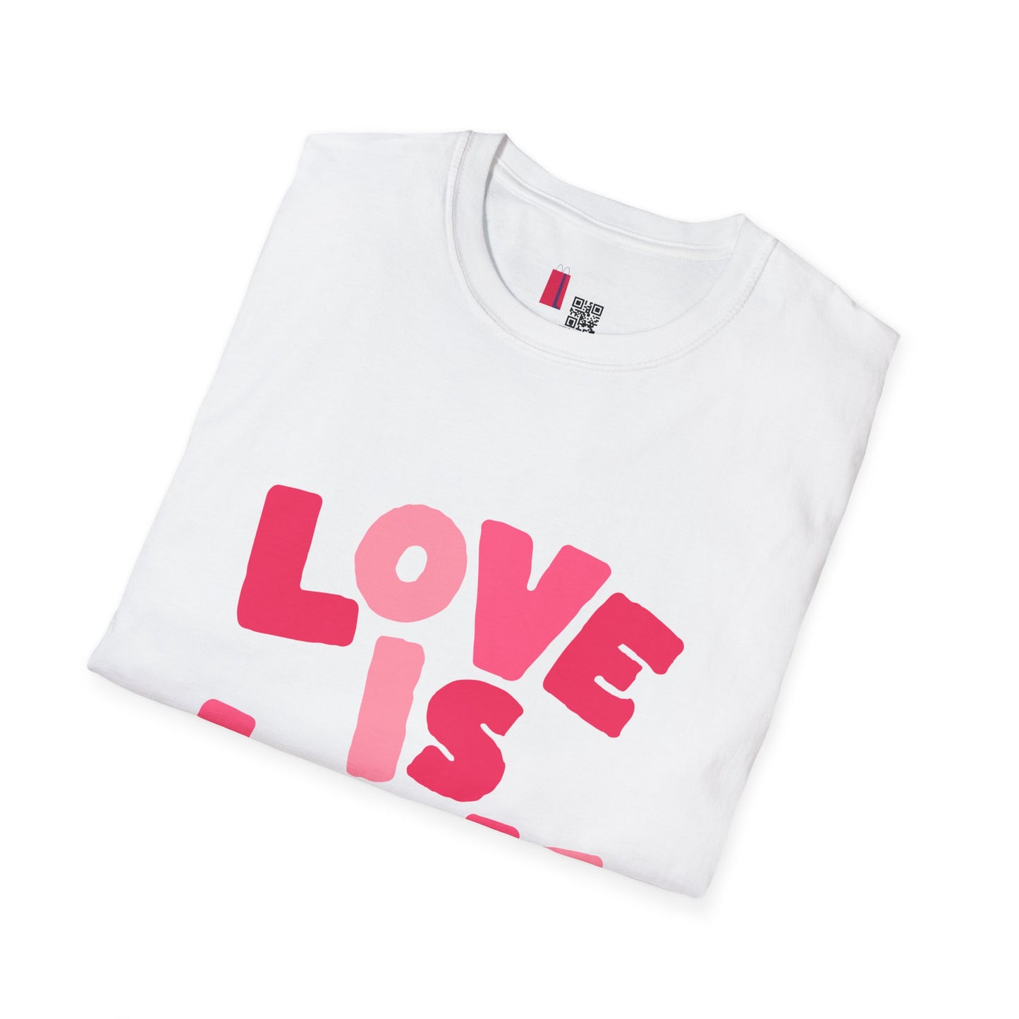 T-Shirt — "Love Is Love" Retro Pink Pride Tee