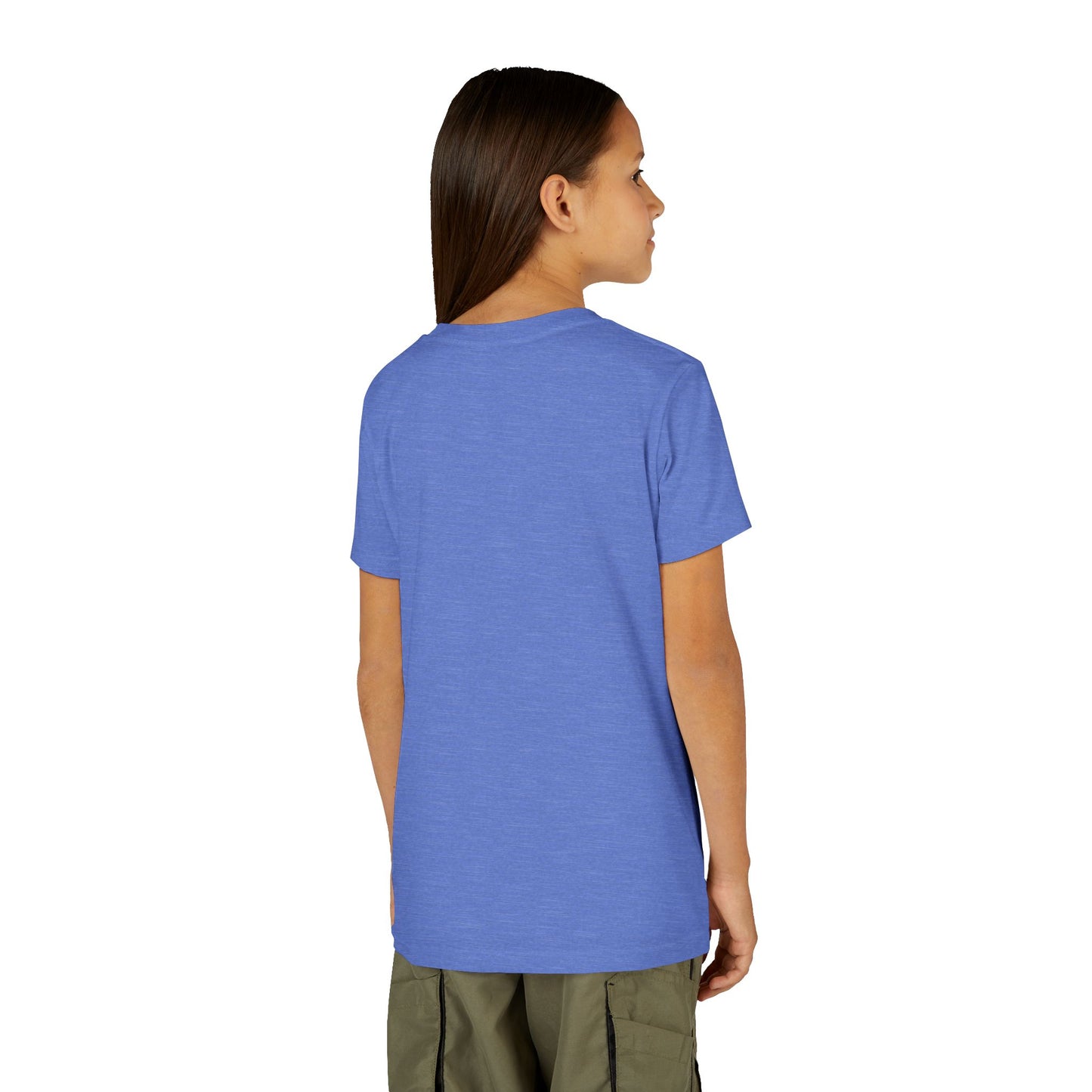 Youth Rainbow Tee — Cute Smiling Clouds & Rainbow Kids Shirt