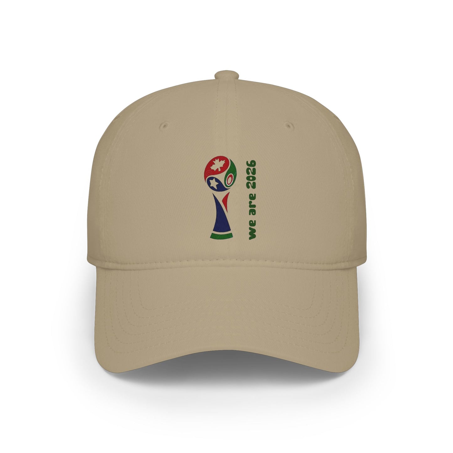 World Cup 2026 Trophy Cap — Soccer Fan Low Profile Baseball Hat
