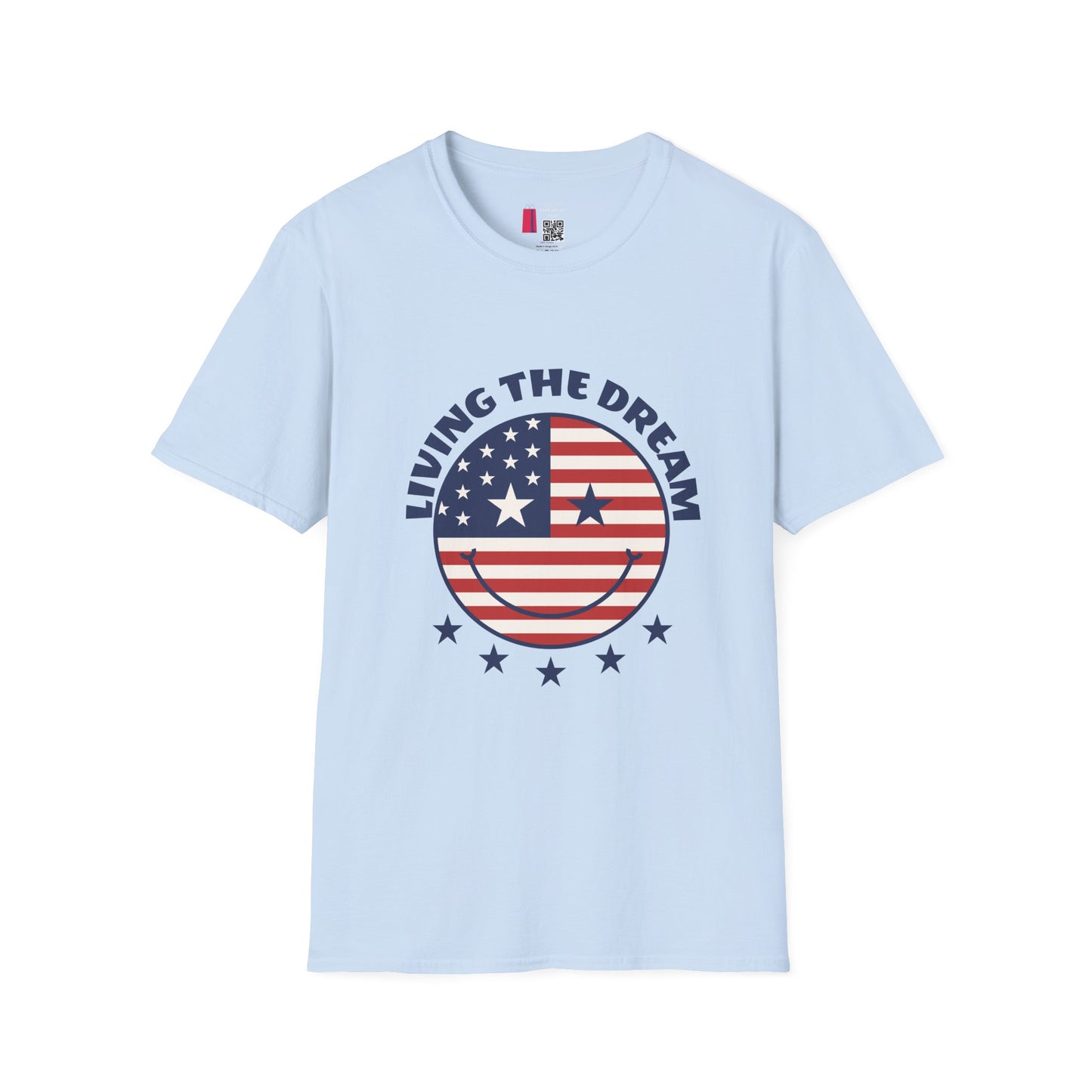 Living the Dream American Flag T-Shirt