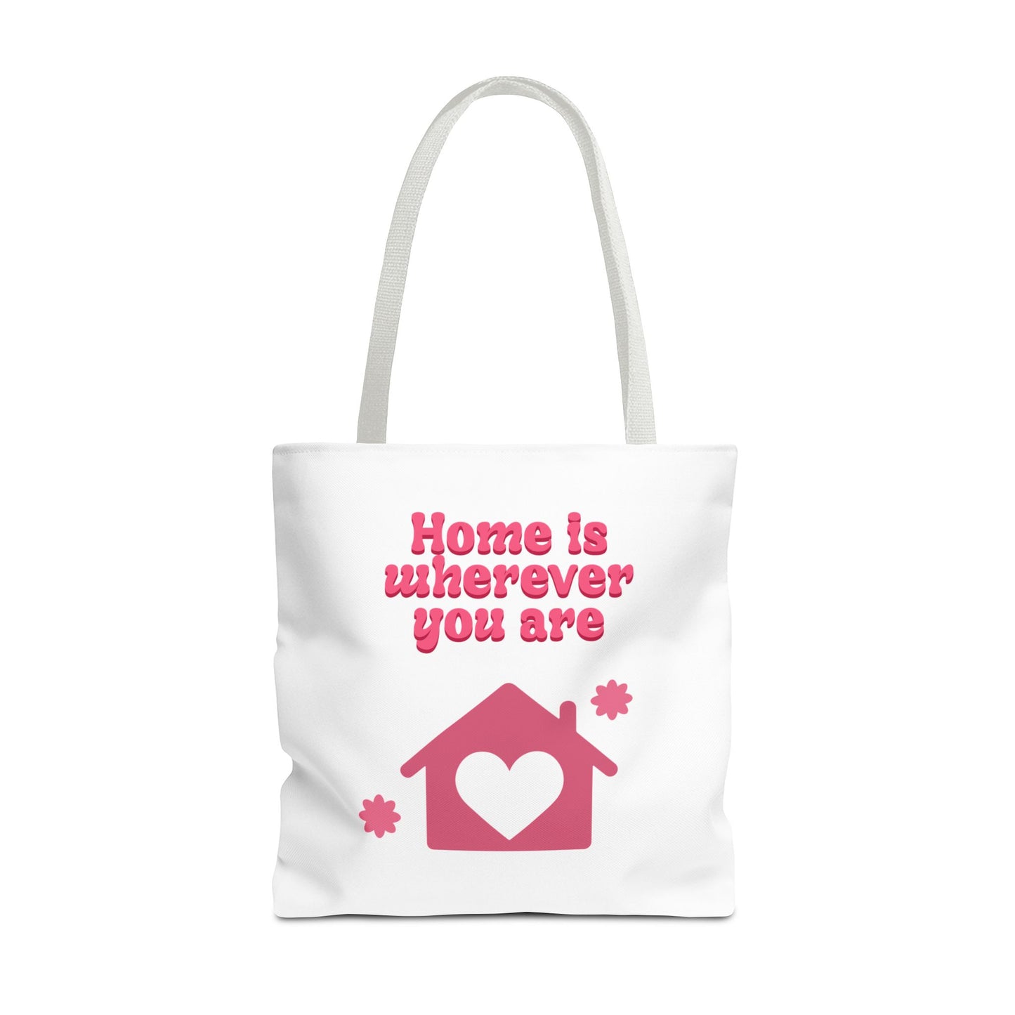 Valentine Love Tote Bag — Romantic Heart Print