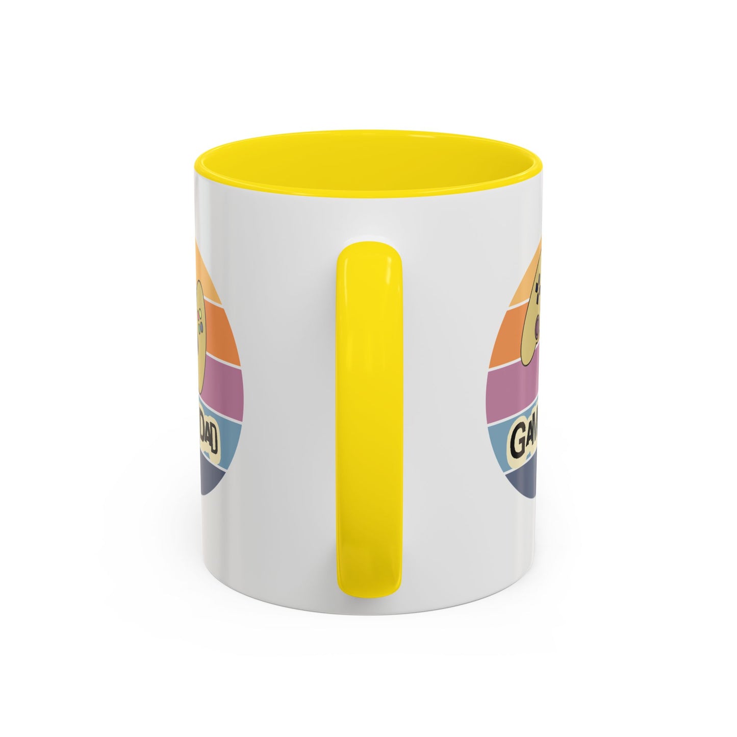 Gamer Dad Coffee Mug — Retro Controller Accent Mug (11/15 oz)