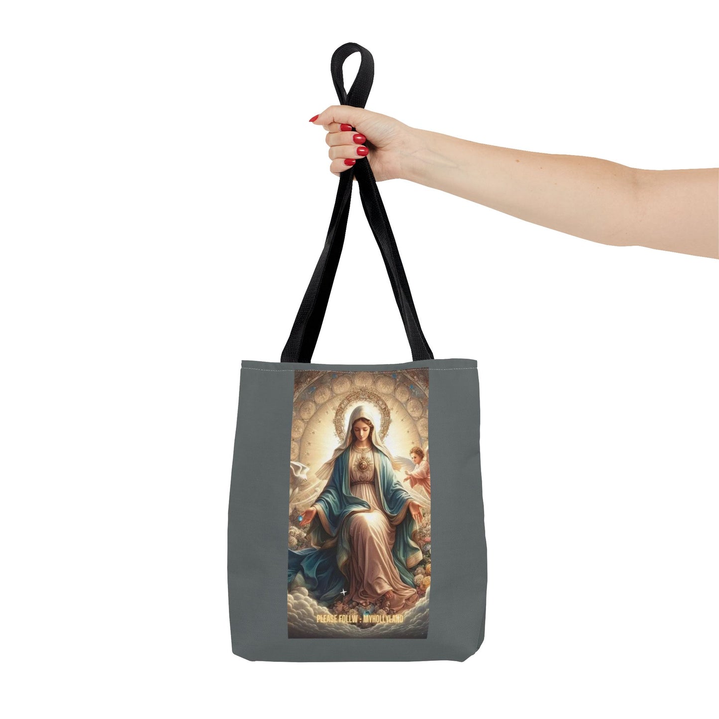 Mary Immaculate Tote Bag — Religious Virgin Mary Prayer Art Tote