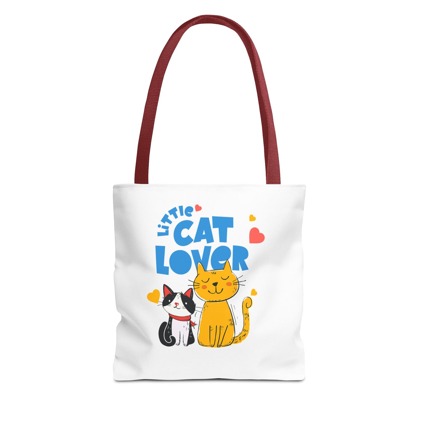 Little Cat Lover Tote Bag – Cute Cat Illustration Reusable Shopping Bag