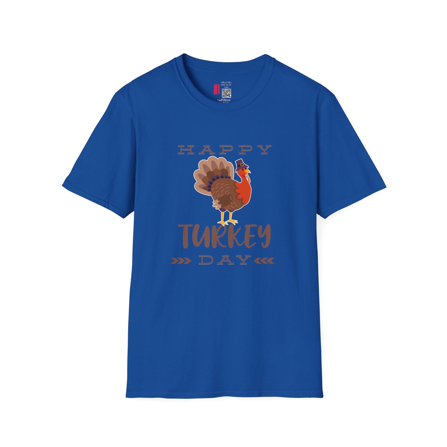 Thanksgiving Unisex Softstyle T-Shirt - Festive Fall Holiday Design