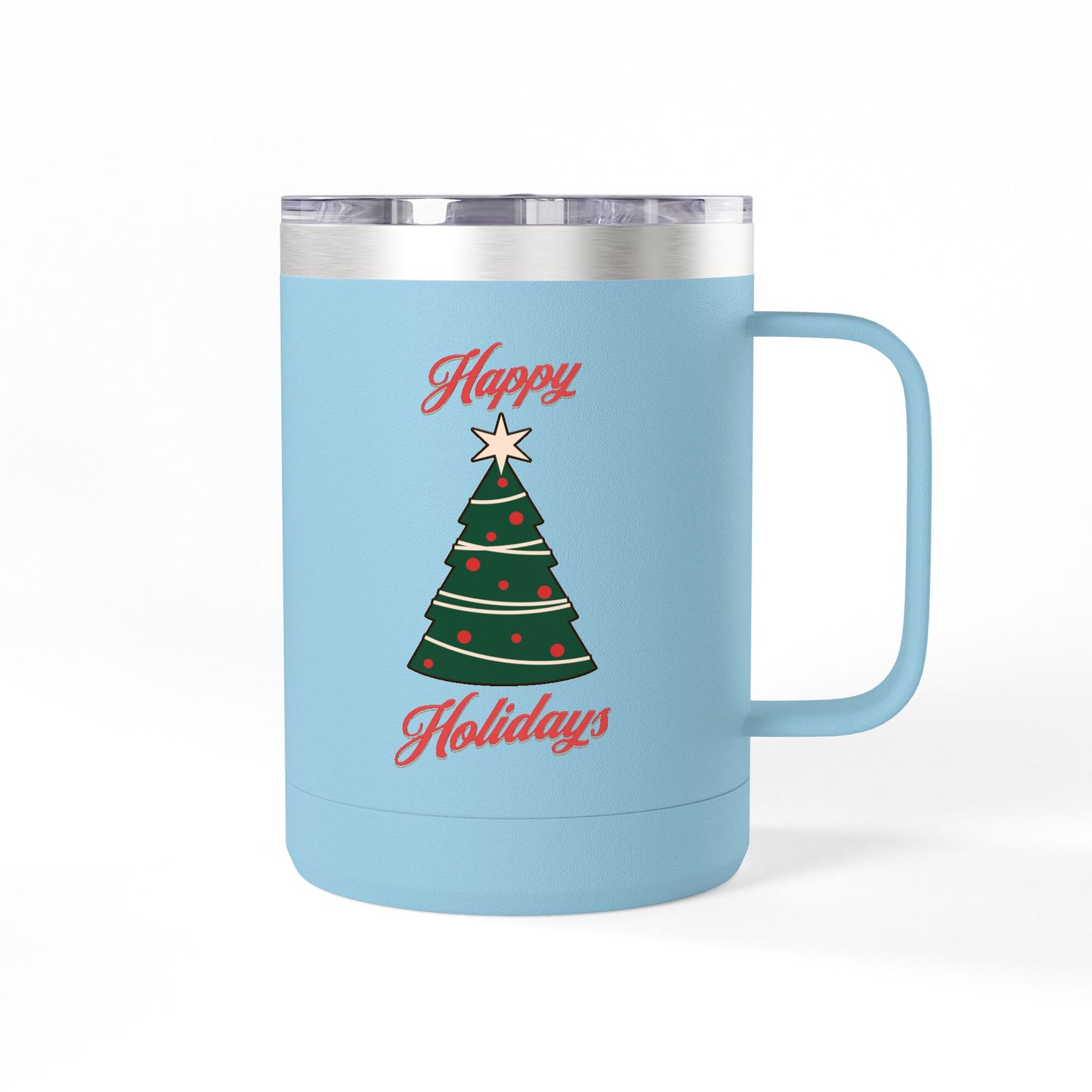 Christmas Coffee Mug Tumbler, 15oz