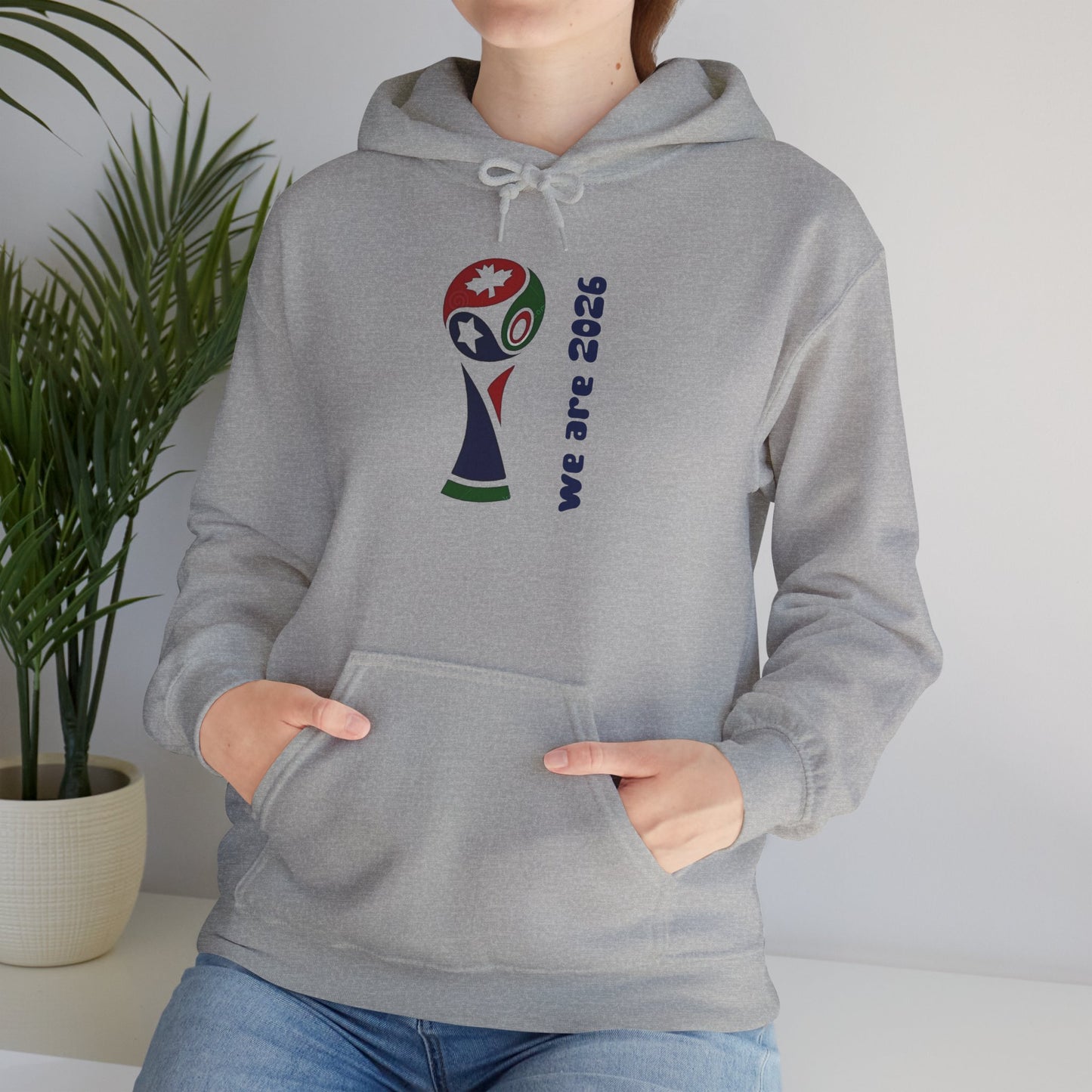 World Cup Trophy Hoodie – “we are 2026” Soccer Fan Sweatshirt