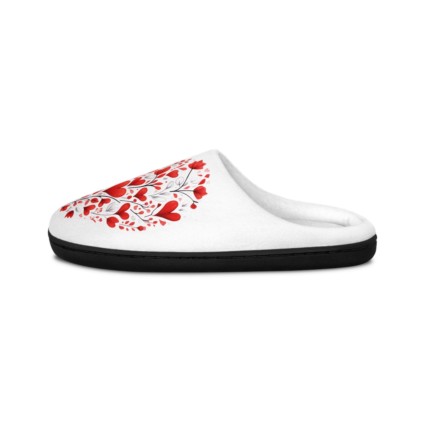 Heart Tree Women's Slippers — Cozy Valentine Indoor Slip-Ons