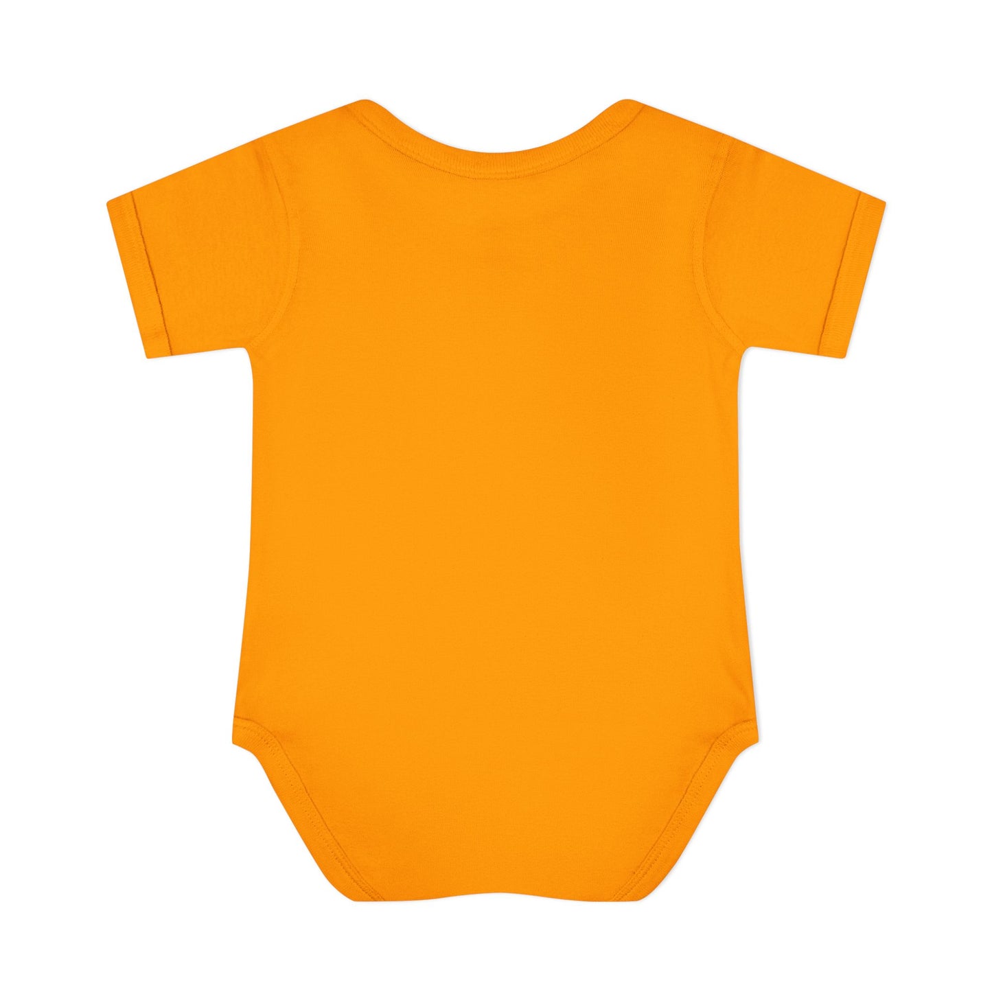 Baby Bodysuit — Cute Rainbow with Smiling Clouds Infant Onesie