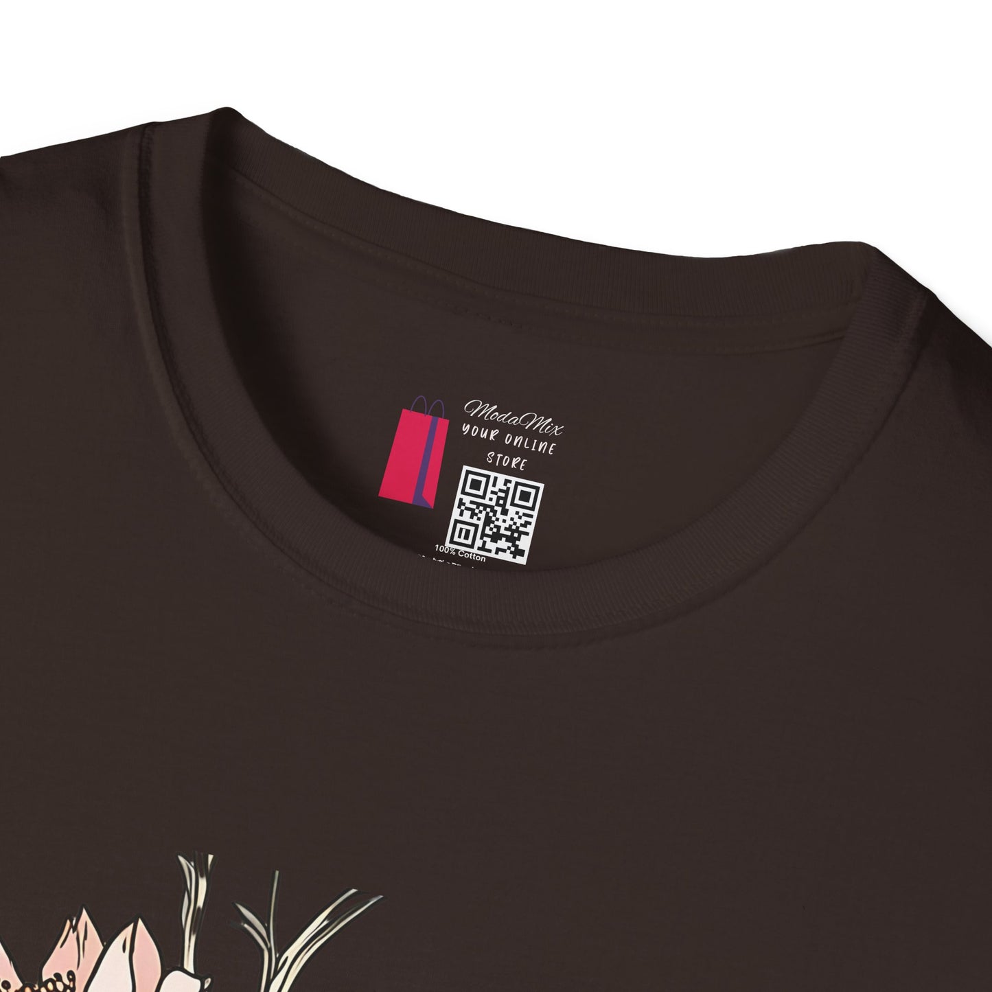 Floral Bouquet Tee - Vintage Peach Botanical T-Shirt
